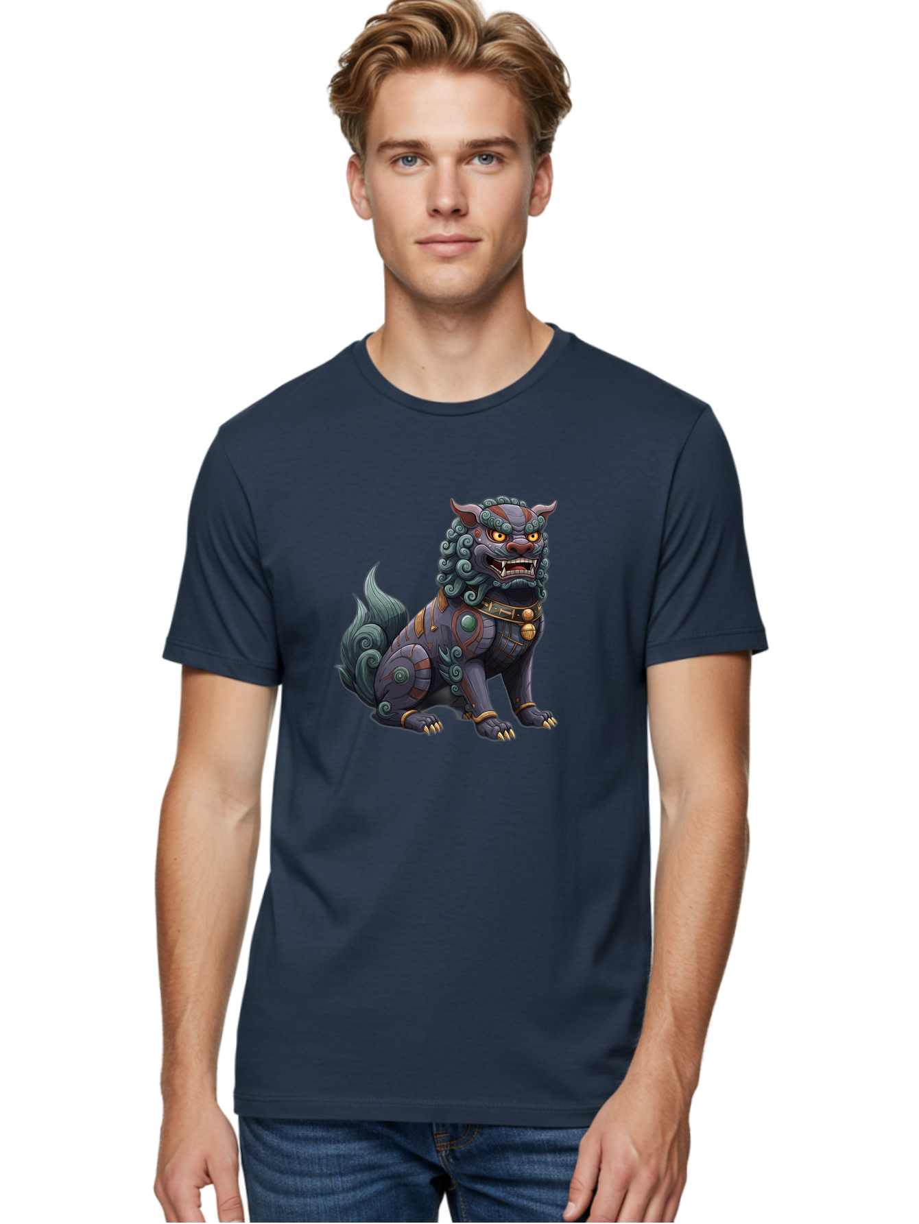 Fu-Dog-3 Men'S Graphic Tee, 100% Cotton, Comfortable Casual Summer Wear, Machine Washable, Vintage Camera, Old Camera, Antique Camera, Black Camera, Classic Photography, Photography Equipment, Nostalgic Device, Film Camera, Camera Art Bag504