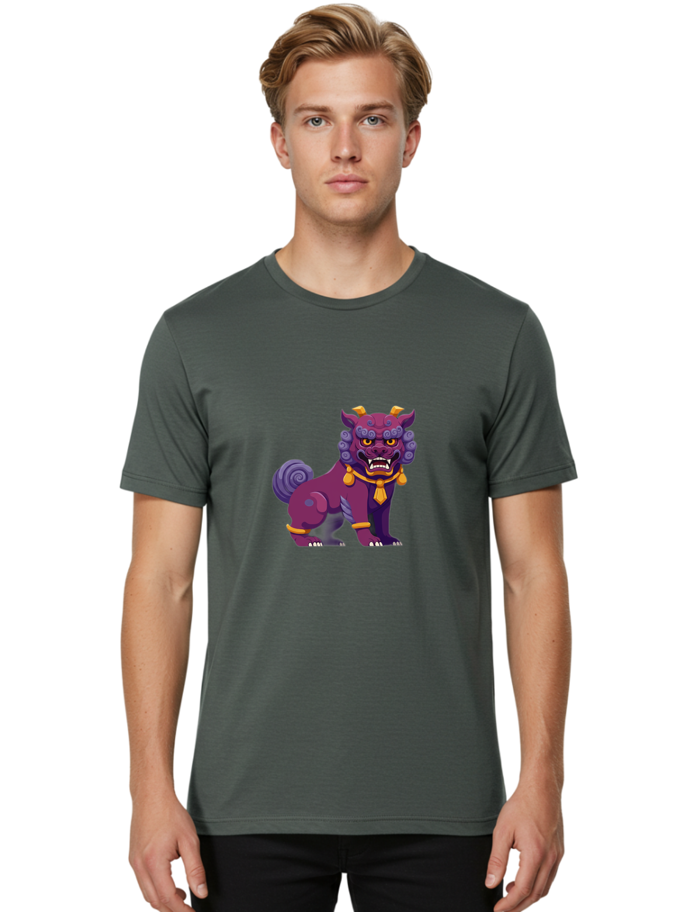 Fu-Dog Men'S Graphic Tee, 100% Cotton, Comfortable Casual Summer Wear, Machine Washable, Vintage Camera, Old Camera, Antique Camera, Black Camera, Classic Photography, Photography Equipment, Nostalgic Device, Film Camera, Camera Art Bag505