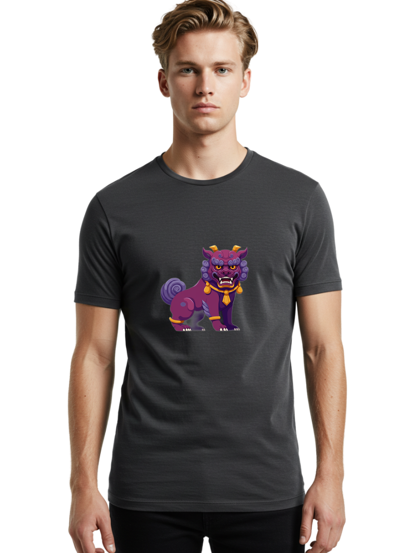 Fu-Dog Men'S Graphic Tee, 100% Cotton, Comfortable Casual Summer Wear, Machine Washable, Vintage Camera, Old Camera, Antique Camera, Black Camera, Classic Photography, Photography Equipment, Nostalgic Device, Film Camera, Camera Art Bag505