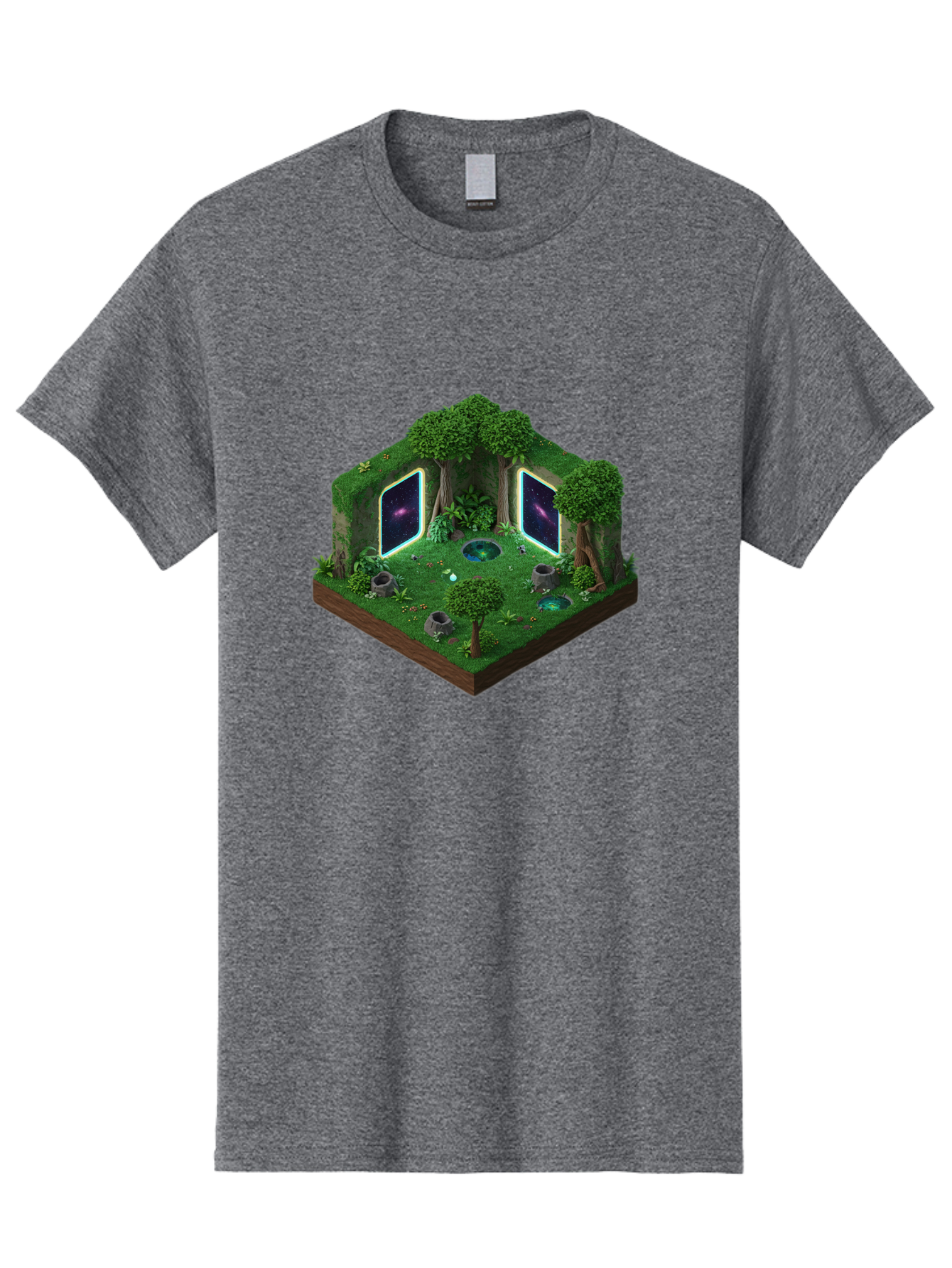 Futuristic-Forest-Portal Men'S Graphic Tee, 100% Cotton, Comfortable Casual Summer Wear, Machine Washable, Vintage Camera, Old Camera, Antique Camera, Black Camera, Classic Photography, Photography Equipment, Nostalgic Device, Film Camera, Bag507