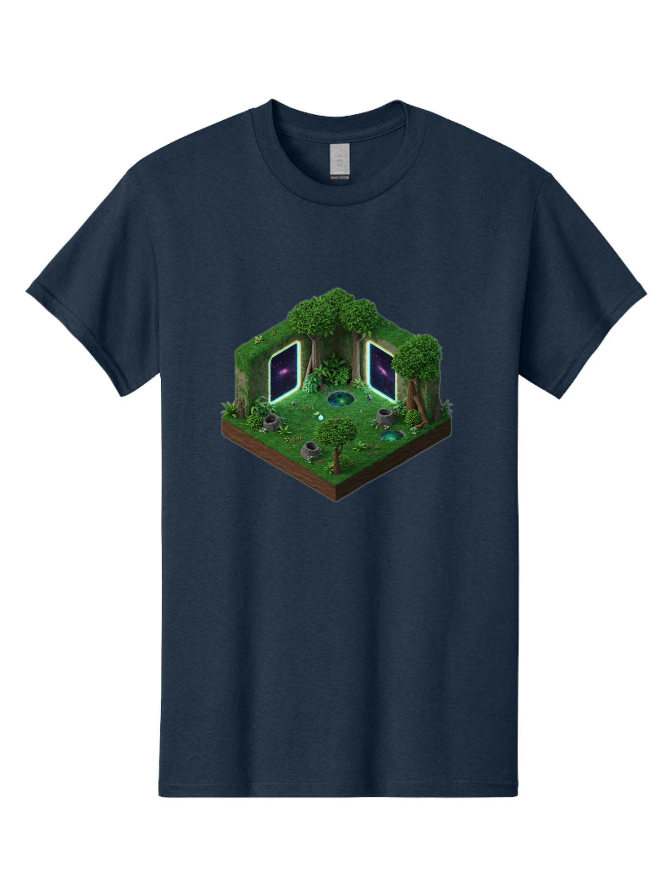 Futuristic-Forest-Portal Men'S Graphic Tee, 100% Cotton, Comfortable Casual Summer Wear, Machine Washable, Vintage Camera, Old Camera, Antique Camera, Black Camera, Classic Photography, Photography Equipment, Nostalgic Device, Film Camera, Bag507