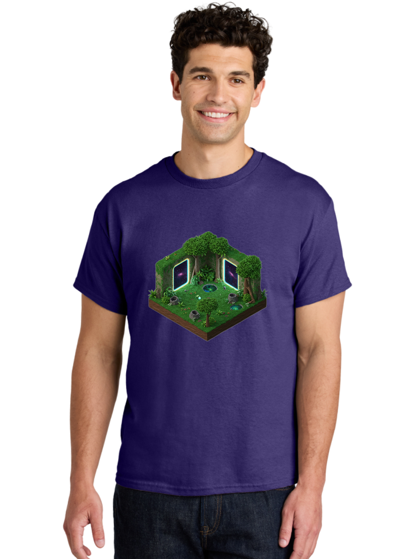 Futuristic-Forest-Portal Men'S Graphic Tee, 100% Cotton, Comfortable Casual Summer Wear, Machine Washable, Vintage Camera, Old Camera, Antique Camera, Black Camera, Classic Photography, Photography Equipment, Nostalgic Device, Film Camera, Bag507