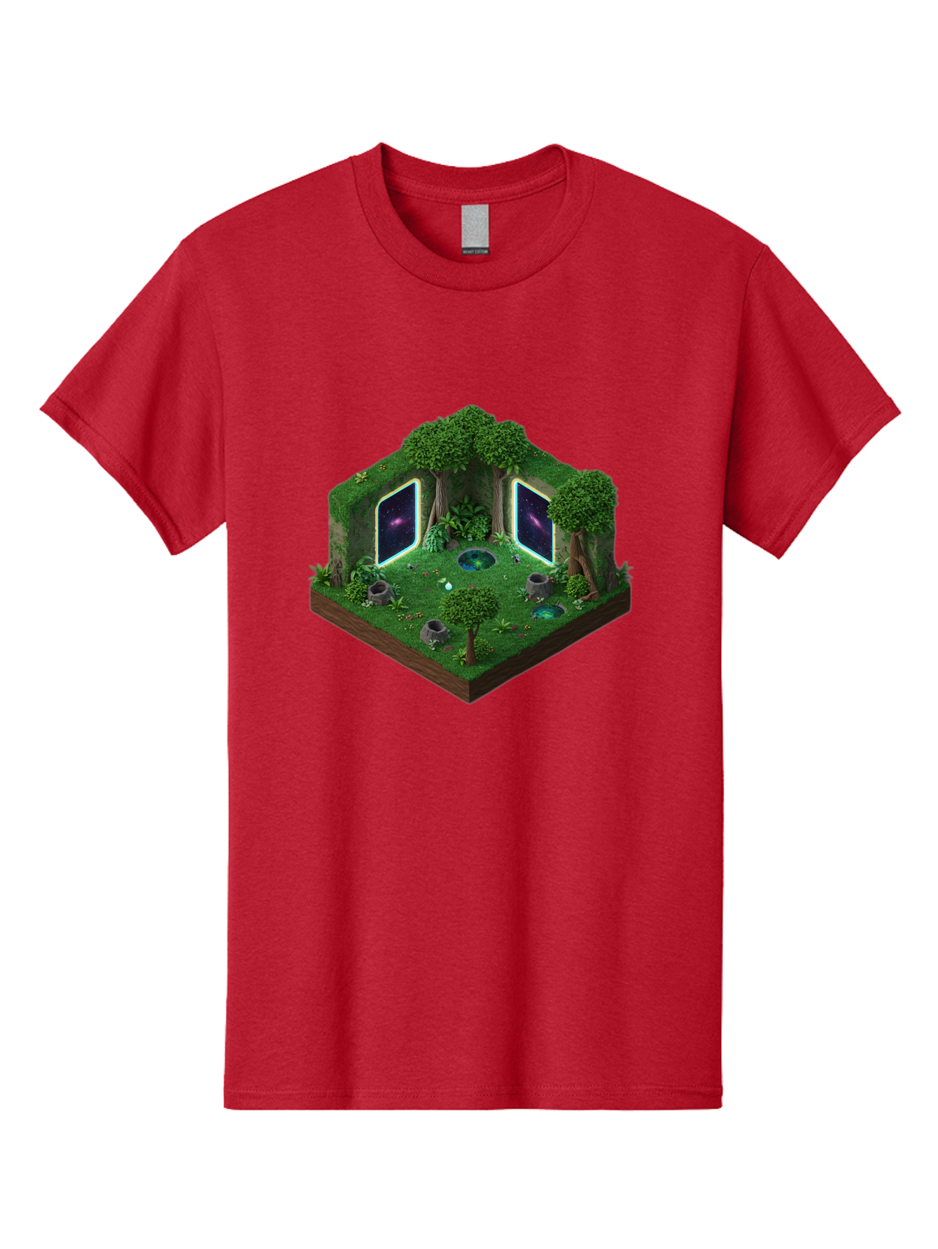 Futuristic-Forest-Portal Men'S Graphic Tee, 100% Cotton, Comfortable Casual Summer Wear, Machine Washable, Vintage Camera, Old Camera, Antique Camera, Black Camera, Classic Photography, Photography Equipment, Nostalgic Device, Film Camera, Bag507