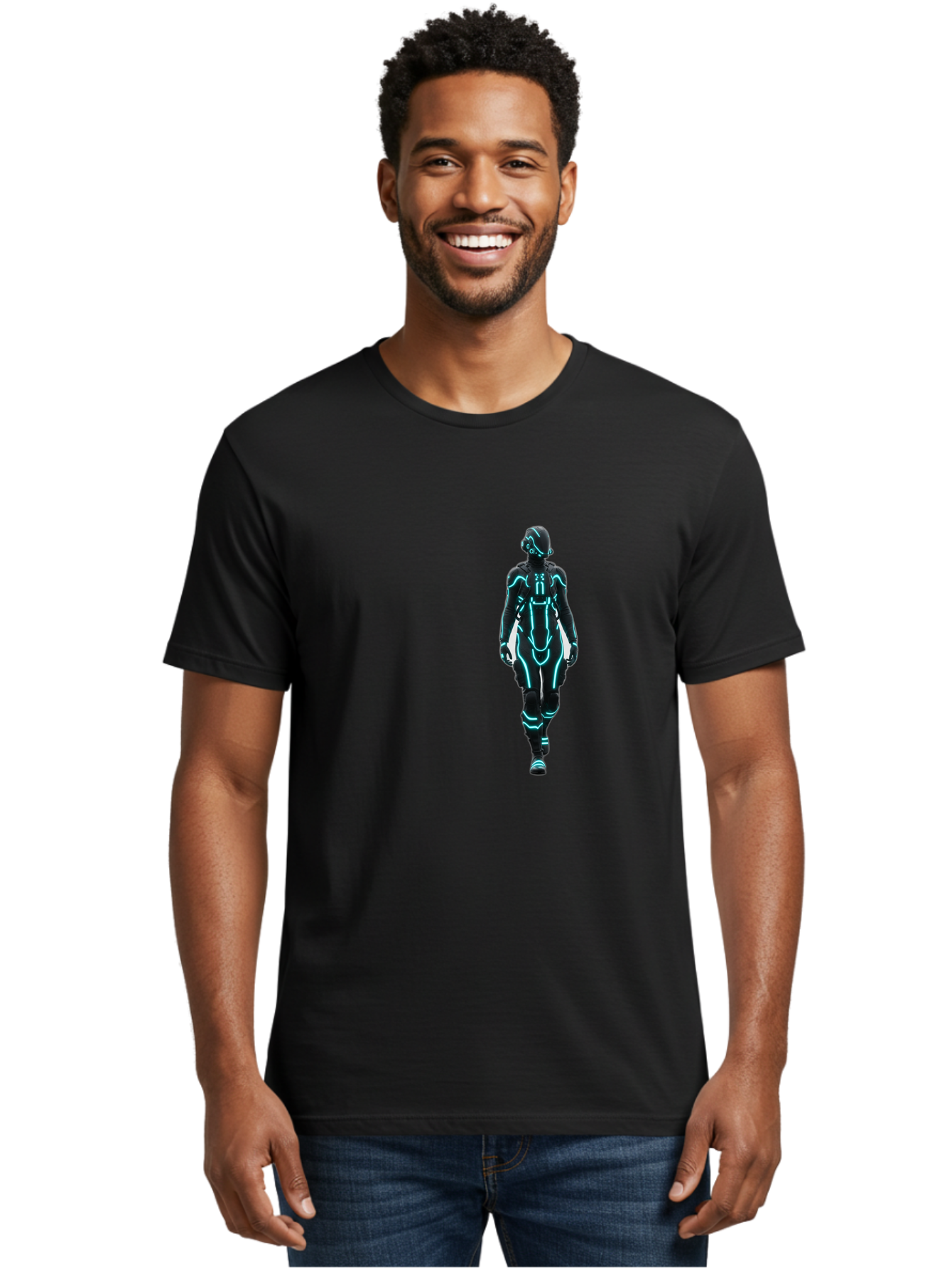Futuristic-Robot Men'S Graphic Tee, 100% Cotton, Comfortable Casual Summer Wear, Machine Washable, Vintage Camera, Old Camera, Antique Camera, Black Camera, Classic Photography, Photography Equipment, Nostalgic Device, Film Camera, Camera Art Bag509