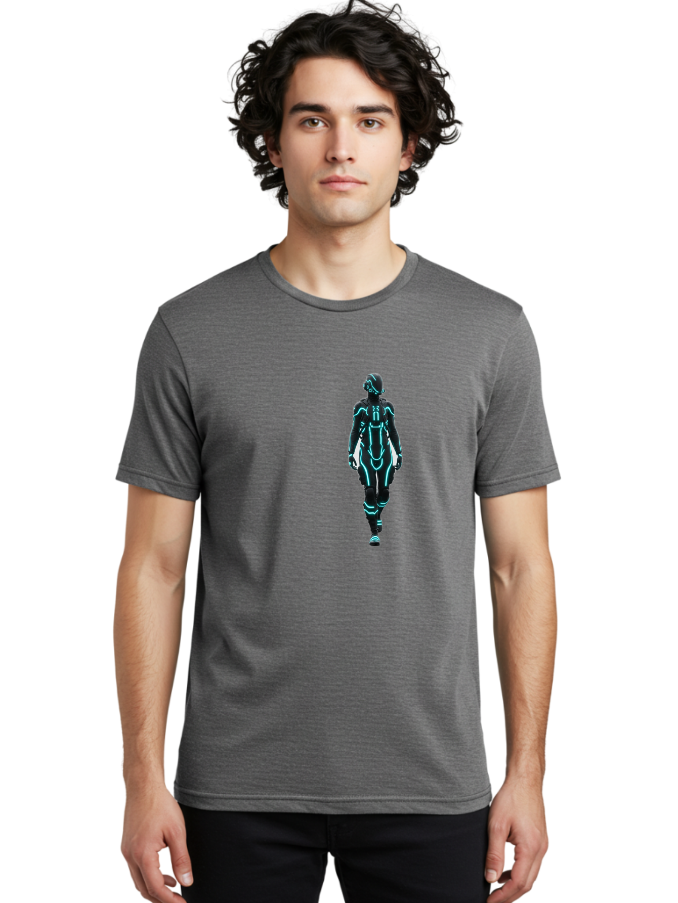 Futuristic-Robot Men'S Graphic Tee, 100% Cotton, Comfortable Casual Summer Wear, Machine Washable, Vintage Camera, Old Camera, Antique Camera, Black Camera, Classic Photography, Photography Equipment, Nostalgic Device, Film Camera, Camera Art Bag509