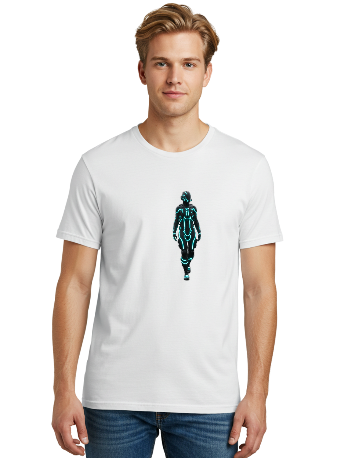 Futuristic-Robot Men'S Graphic Tee, 100% Cotton, Comfortable Casual Summer Wear, Machine Washable, Vintage Camera, Old Camera, Antique Camera, Black Camera, Classic Photography, Photography Equipment, Nostalgic Device, Film Camera, Camera Art Bag509