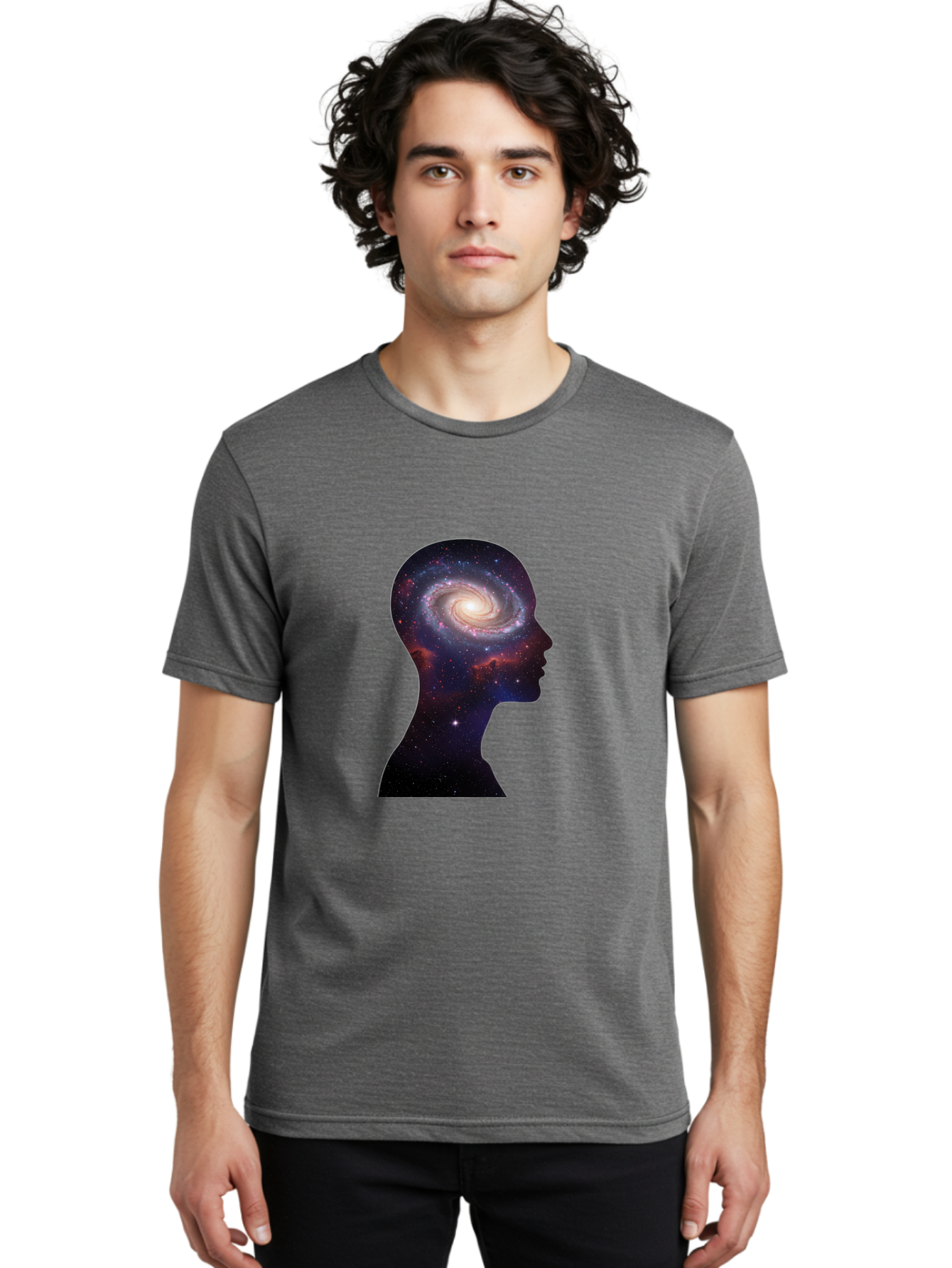Galaxy-Head Men'S Graphic Tee, 100% Cotton, Comfortable Casual Summer Wear, Machine Washable, Vintage Camera, Old Camera, Antique Camera, Black Camera, Classic Photography, Photography Equipment, Nostalgic Device, Film Camera, Camera Art Bag510