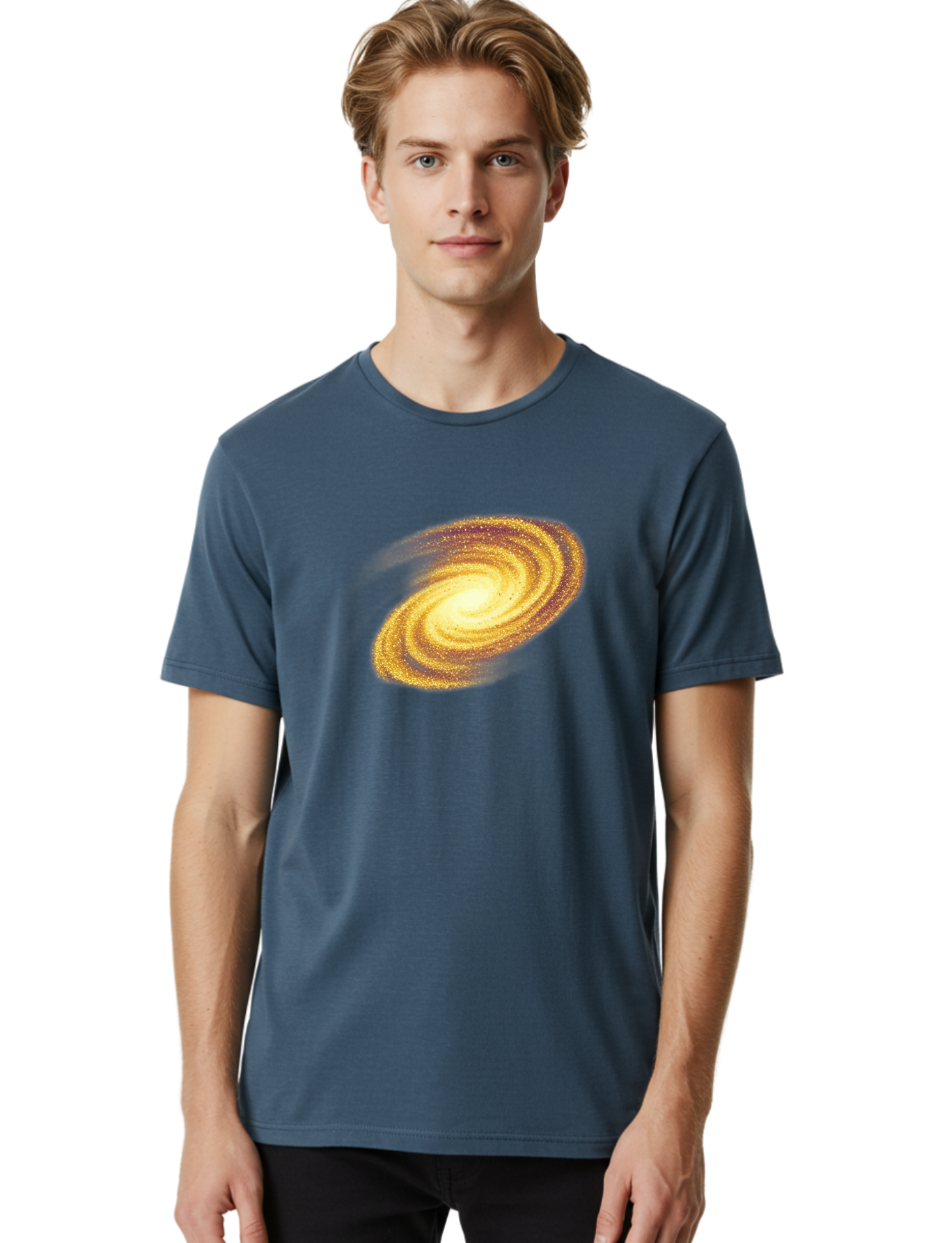 Galaxy Men'S Graphic Tee, 100% Cotton, Comfortable Casual Summer Wear, Machine Washable, Vintage Camera, Old Camera, Antique Camera, Black Camera, Classic Photography, Photography Equipment, Nostalgic Device, Film Camera, Camera Art Bag512