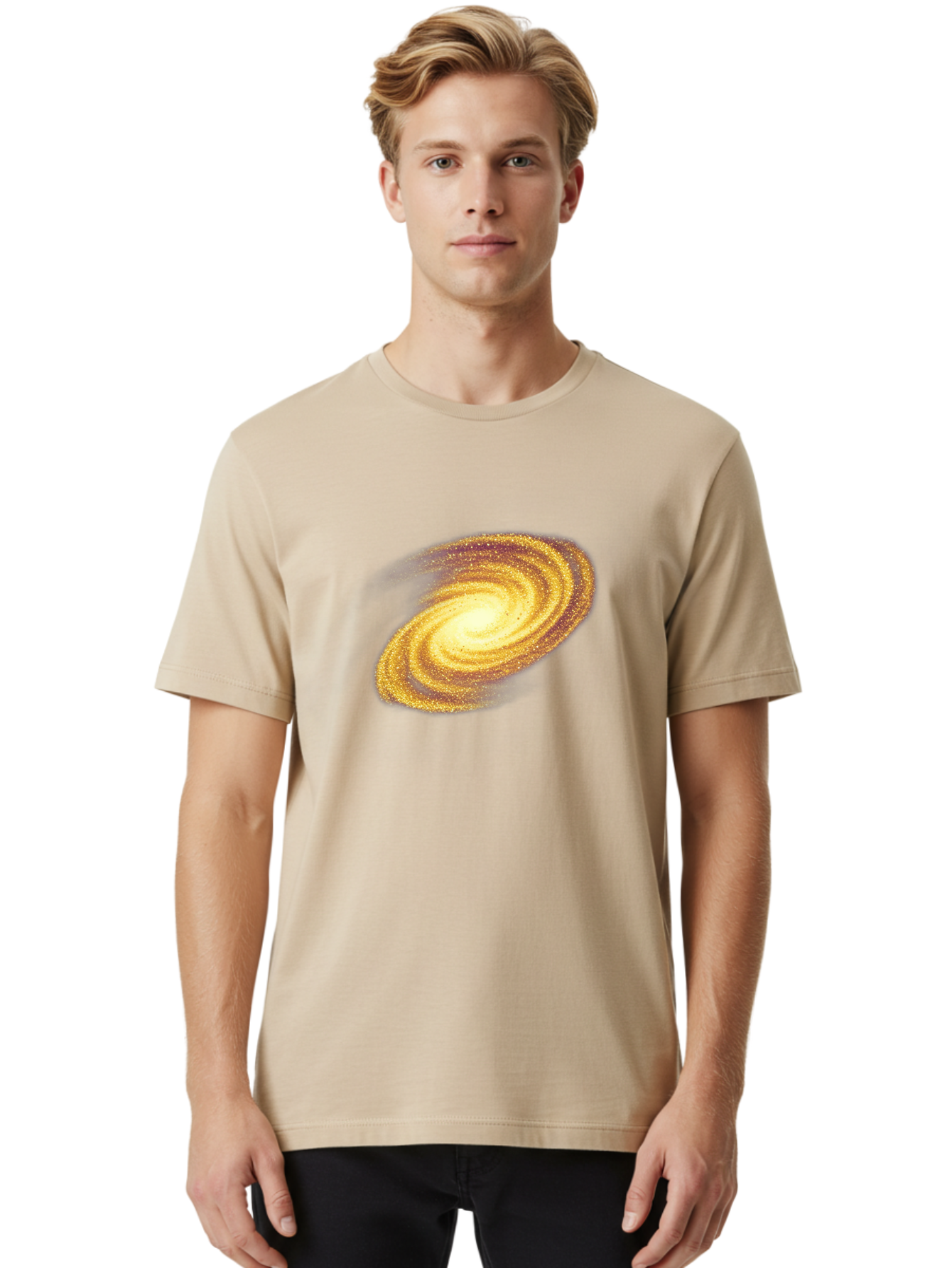 Galaxy Men'S Graphic Tee, 100% Cotton, Comfortable Casual Summer Wear, Machine Washable, Vintage Camera, Old Camera, Antique Camera, Black Camera, Classic Photography, Photography Equipment, Nostalgic Device, Film Camera, Camera Art Bag512