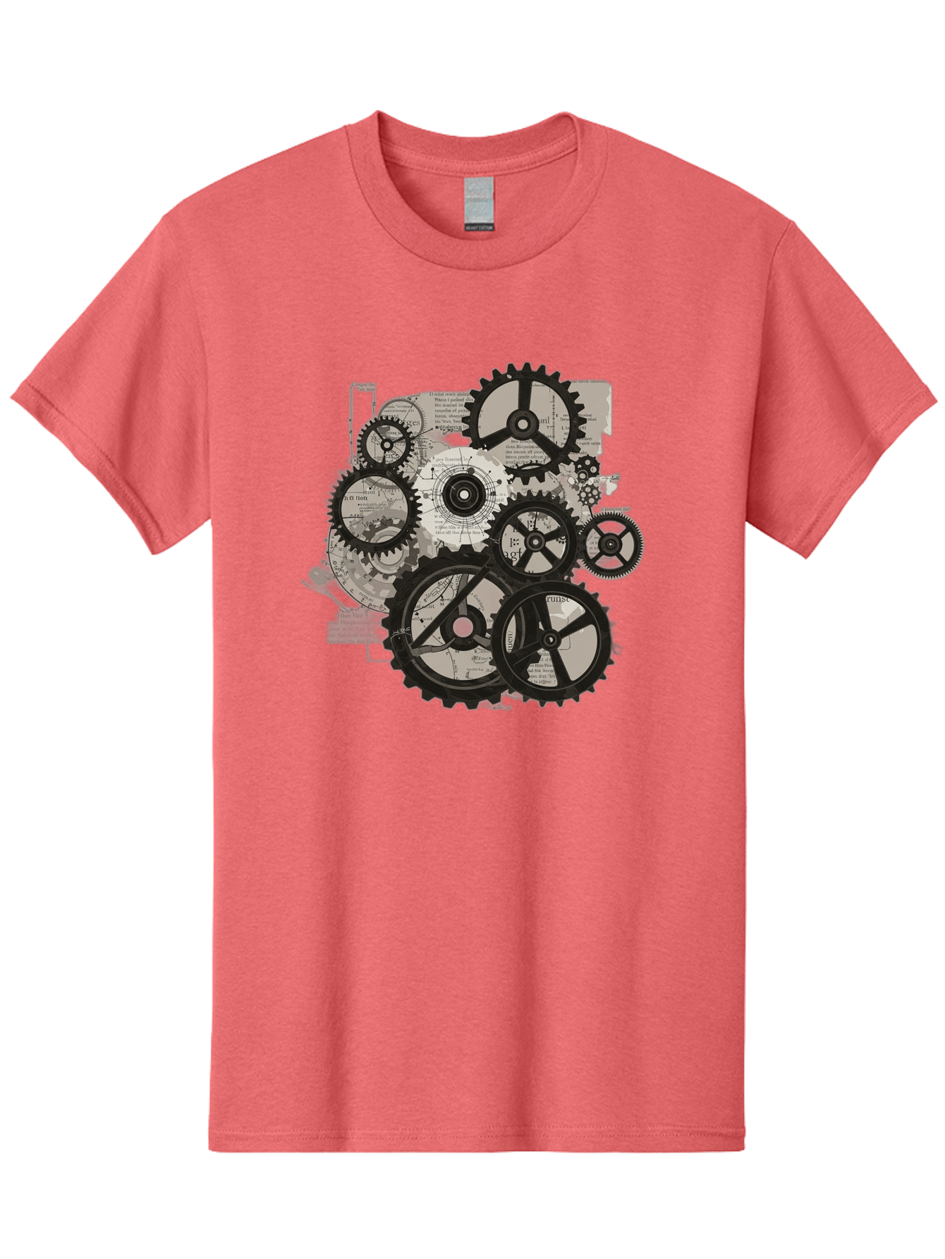 Gears-And-Mechanisms Men'S Graphic Tee, 100% Cotton, Comfortable Casual Summer Wear, Machine Washable, Vintage Camera, Old Camera, Antique Camera, Black Camera, Classic Photography, Photography Equipment, Nostalgic Device, Film Camera, Bag513