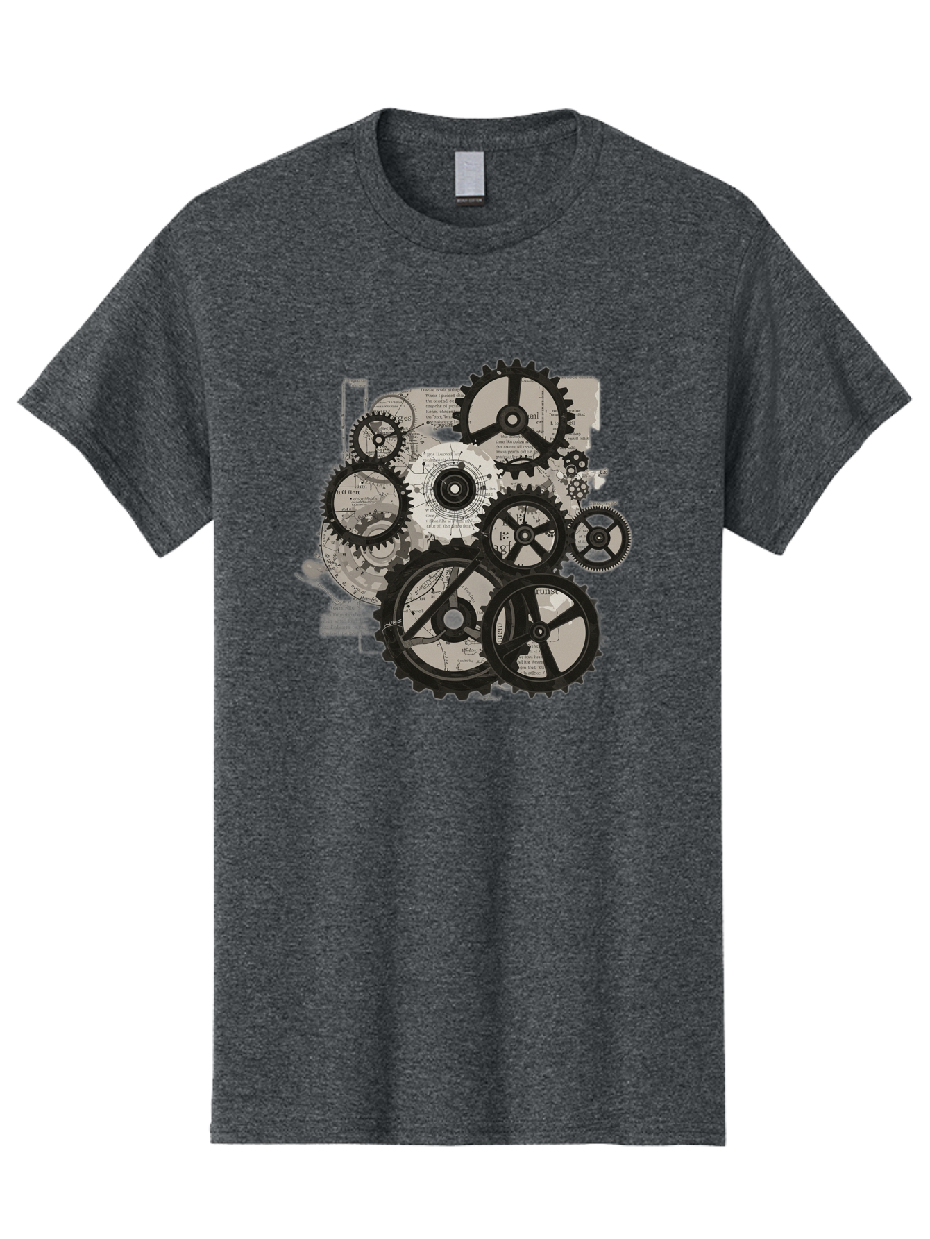 Gears-And-Mechanisms Men'S Graphic Tee, 100% Cotton, Comfortable Casual Summer Wear, Machine Washable, Vintage Camera, Old Camera, Antique Camera, Black Camera, Classic Photography, Photography Equipment, Nostalgic Device, Film Camera, Bag513