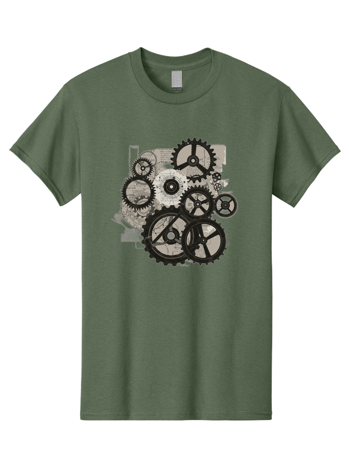 Gears-And-Mechanisms Men'S Graphic Tee, 100% Cotton, Comfortable Casual Summer Wear, Machine Washable, Vintage Camera, Old Camera, Antique Camera, Black Camera, Classic Photography, Photography Equipment, Nostalgic Device, Film Camera, Bag513