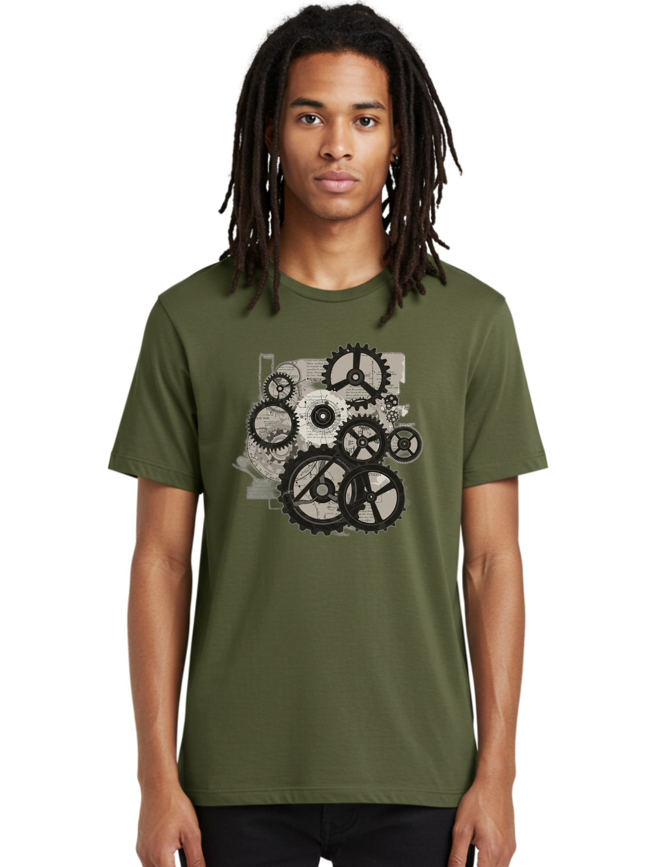 Gears-And-Mechanisms Men'S Graphic Tee, 100% Cotton, Comfortable Casual Summer Wear, Machine Washable, Vintage Camera, Old Camera, Antique Camera, Black Camera, Classic Photography, Photography Equipment, Nostalgic Device, Film Camera, Bag513