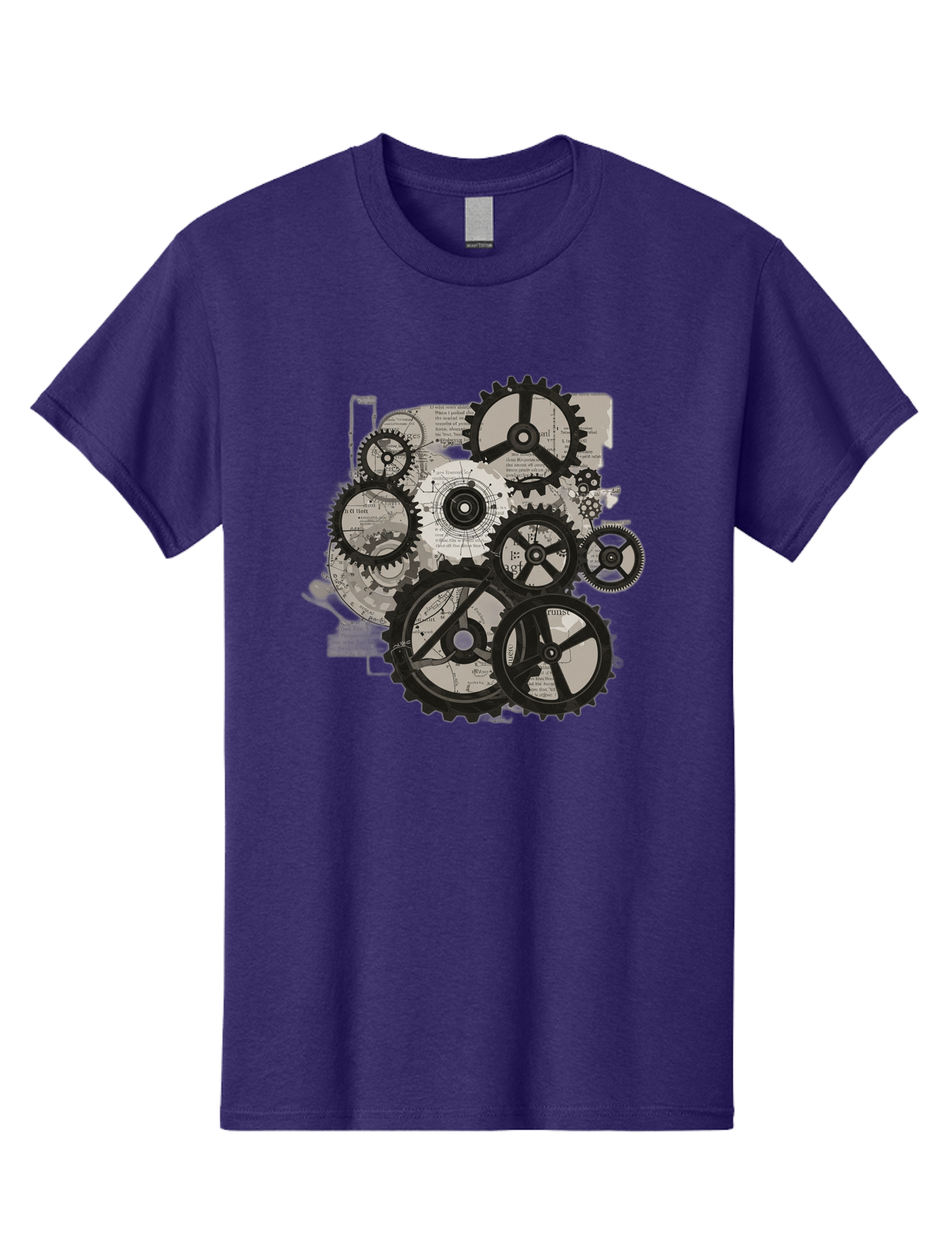 Gears-And-Mechanisms Men'S Graphic Tee, 100% Cotton, Comfortable Casual Summer Wear, Machine Washable, Vintage Camera, Old Camera, Antique Camera, Black Camera, Classic Photography, Photography Equipment, Nostalgic Device, Film Camera, Bag513