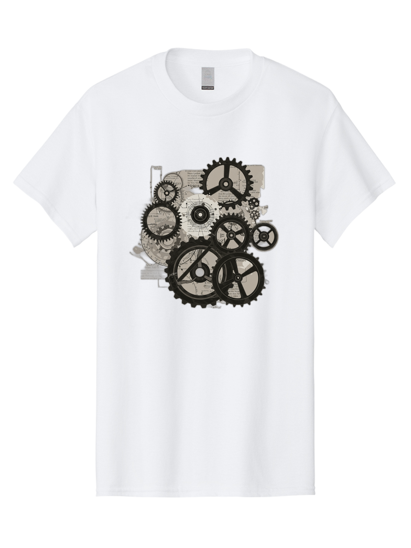 Gears-And-Mechanisms Men'S Graphic Tee, 100% Cotton, Comfortable Casual Summer Wear, Machine Washable, Vintage Camera, Old Camera, Antique Camera, Black Camera, Classic Photography, Photography Equipment, Nostalgic Device, Film Camera, Bag513
