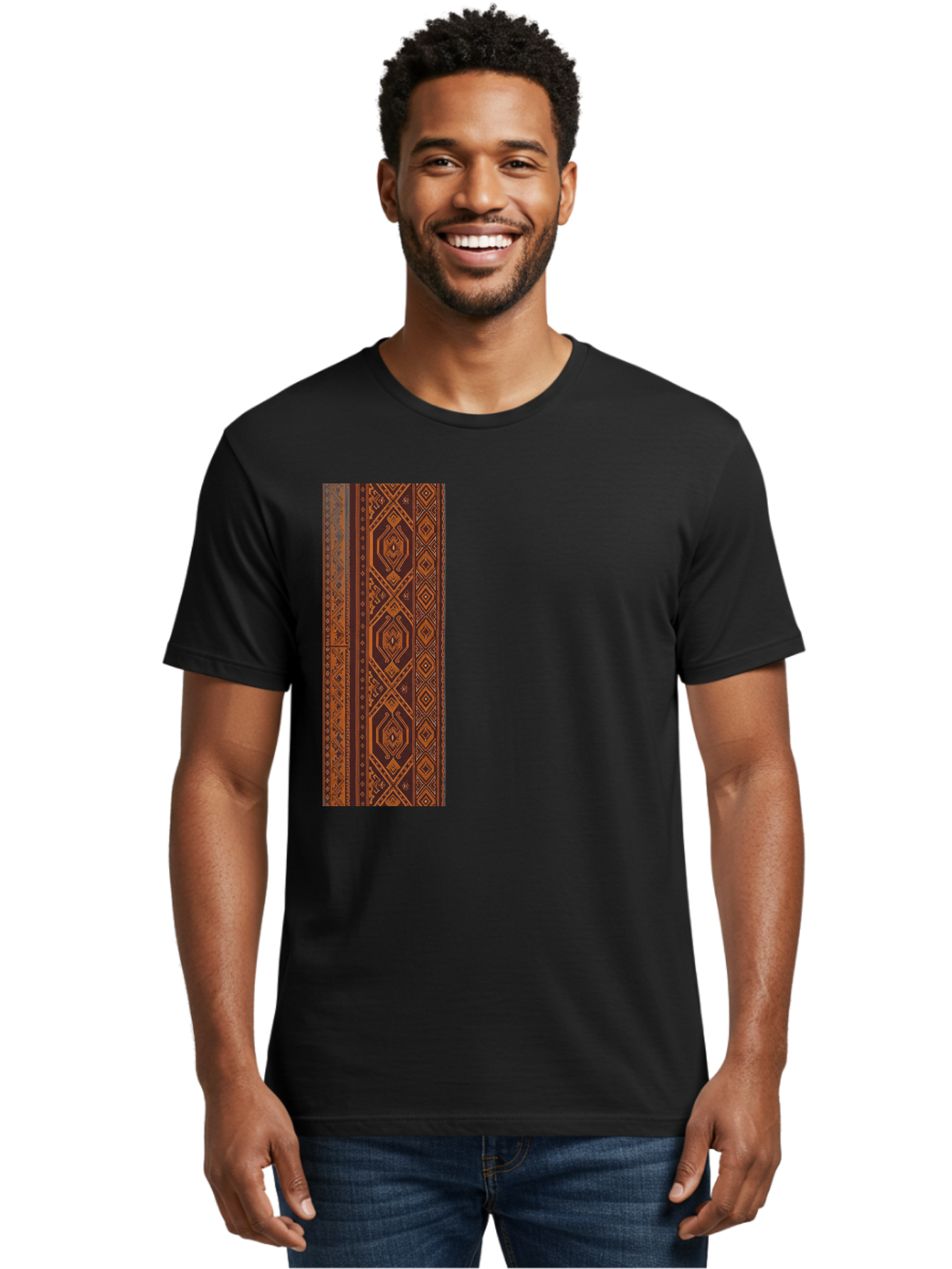 Geometric-Border Men'S Graphic Tee, 100% Cotton, Comfortable Casual Summer Wear, Machine Washable, Vintage Camera, Old Camera, Antique Camera, Black Camera, Classic Photography, Photography Equipment, Nostalgic Device, Film Camera, Camera Art Bag515