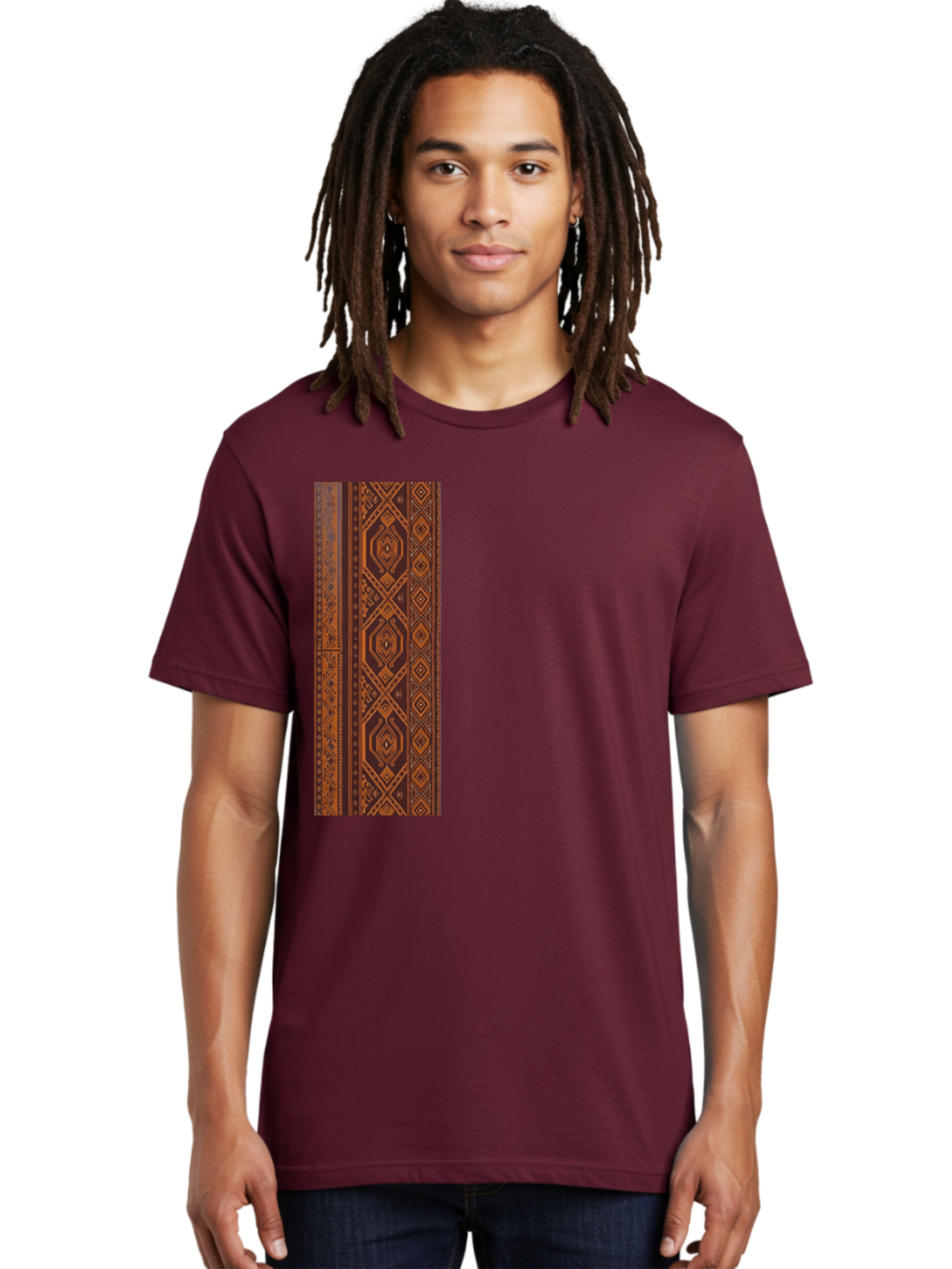Geometric-Border Men'S Graphic Tee, 100% Cotton, Comfortable Casual Summer Wear, Machine Washable, Vintage Camera, Old Camera, Antique Camera, Black Camera, Classic Photography, Photography Equipment, Nostalgic Device, Film Camera, Camera Art Bag515