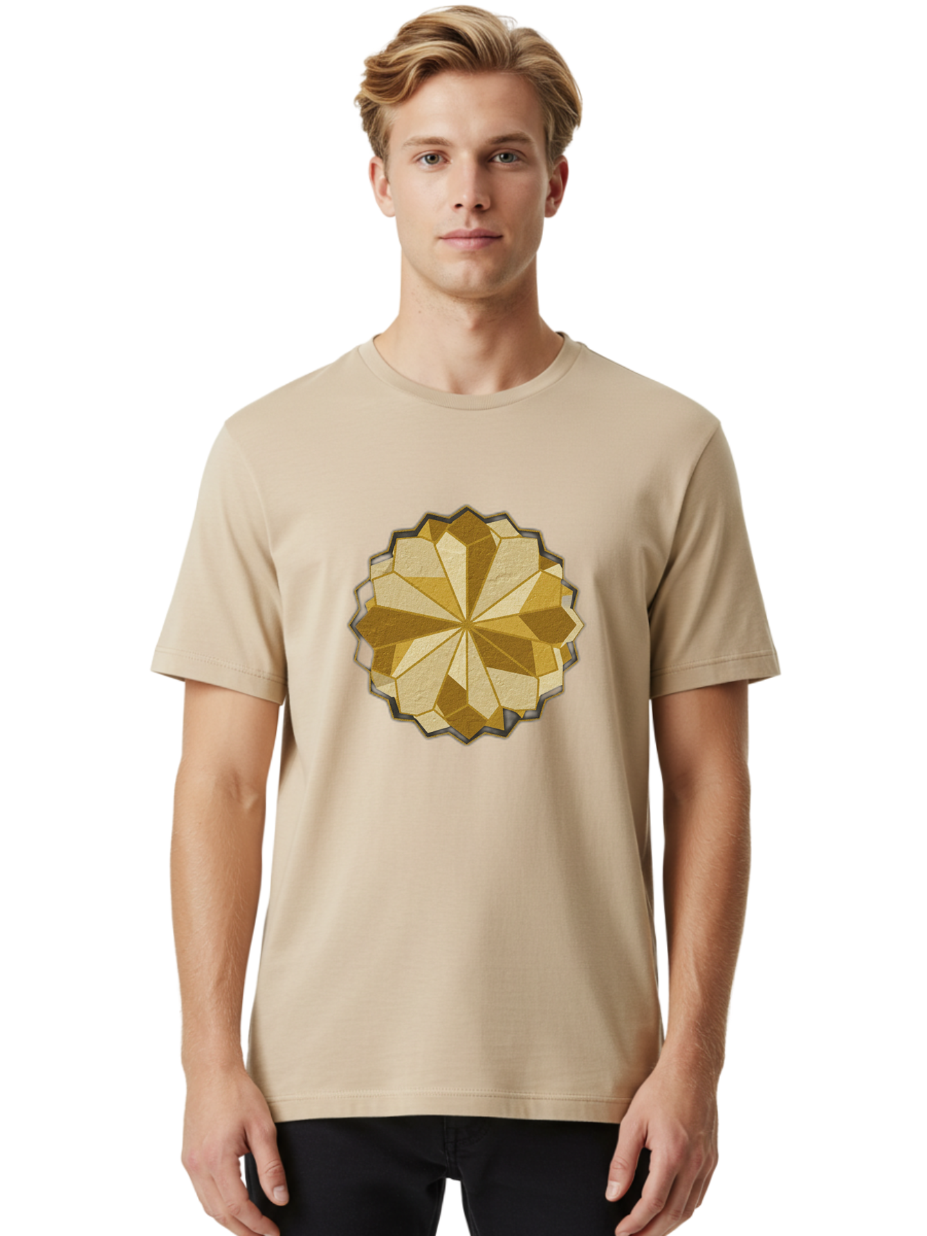 Geometric-Flower Men'S Graphic Tee, 100% Cotton, Comfortable Casual Summer Wear, Machine Washable, Vintage Camera, Old Camera, Antique Camera, Black Camera, Classic Photography, Photography Equipment, Nostalgic Device, Film Camera, Camera Art Bag516