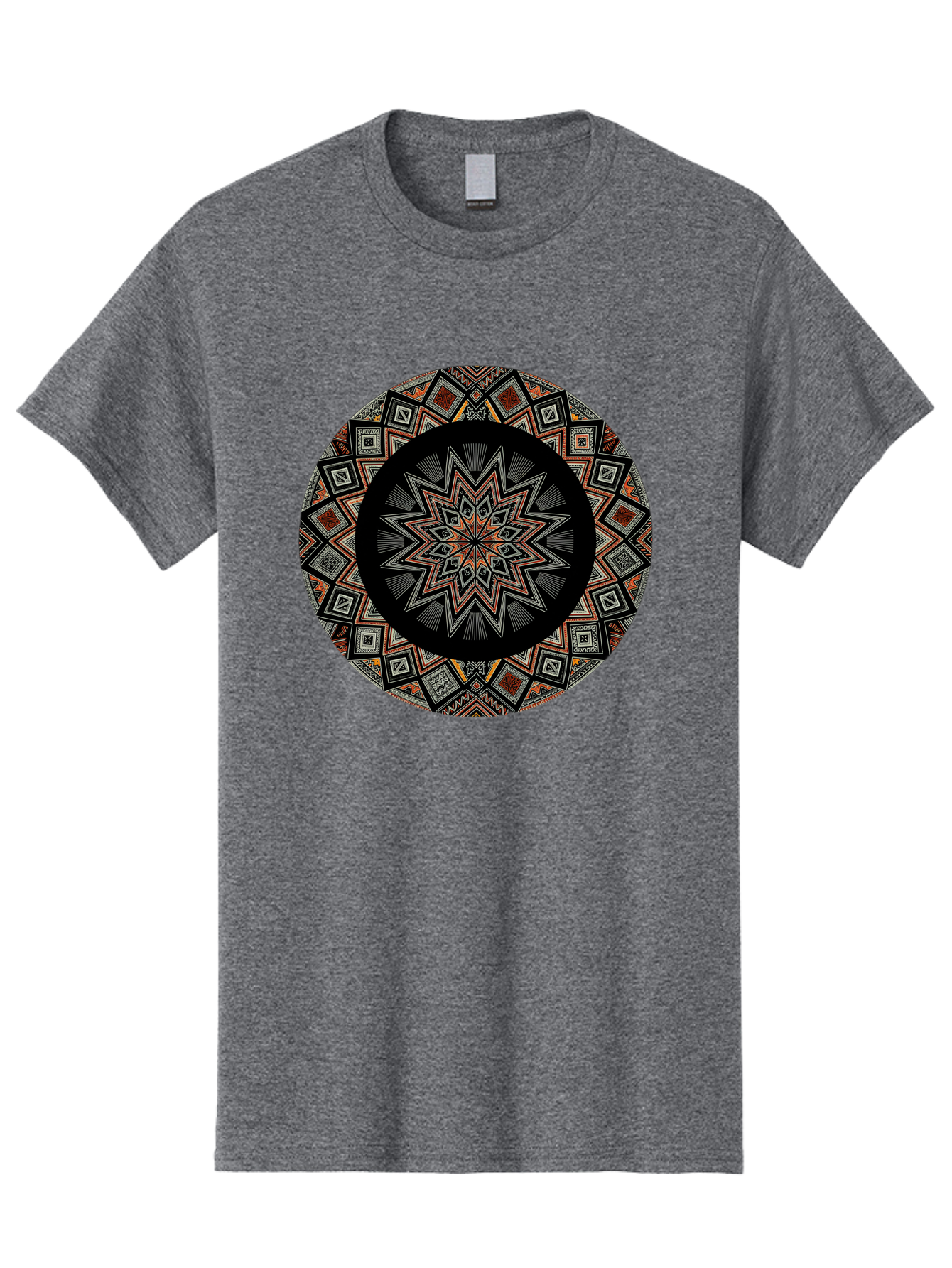 Geometric-Mandala Men'S Graphic Tee, 100% Cotton, Comfortable Casual Summer Wear, Machine Washable, Vintage Camera, Old Camera, Antique Camera, Black Camera, Classic Photography, Photography Equipment, Nostalgic Device, Film Camera, Camera Art Bag518