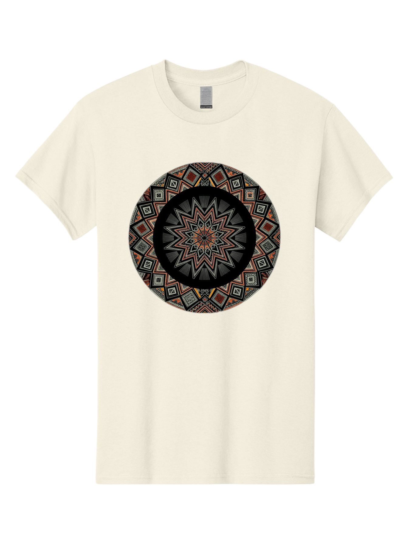 Geometric-Mandala Men'S Graphic Tee, 100% Cotton, Comfortable Casual Summer Wear, Machine Washable, Vintage Camera, Old Camera, Antique Camera, Black Camera, Classic Photography, Photography Equipment, Nostalgic Device, Film Camera, Camera Art Bag518