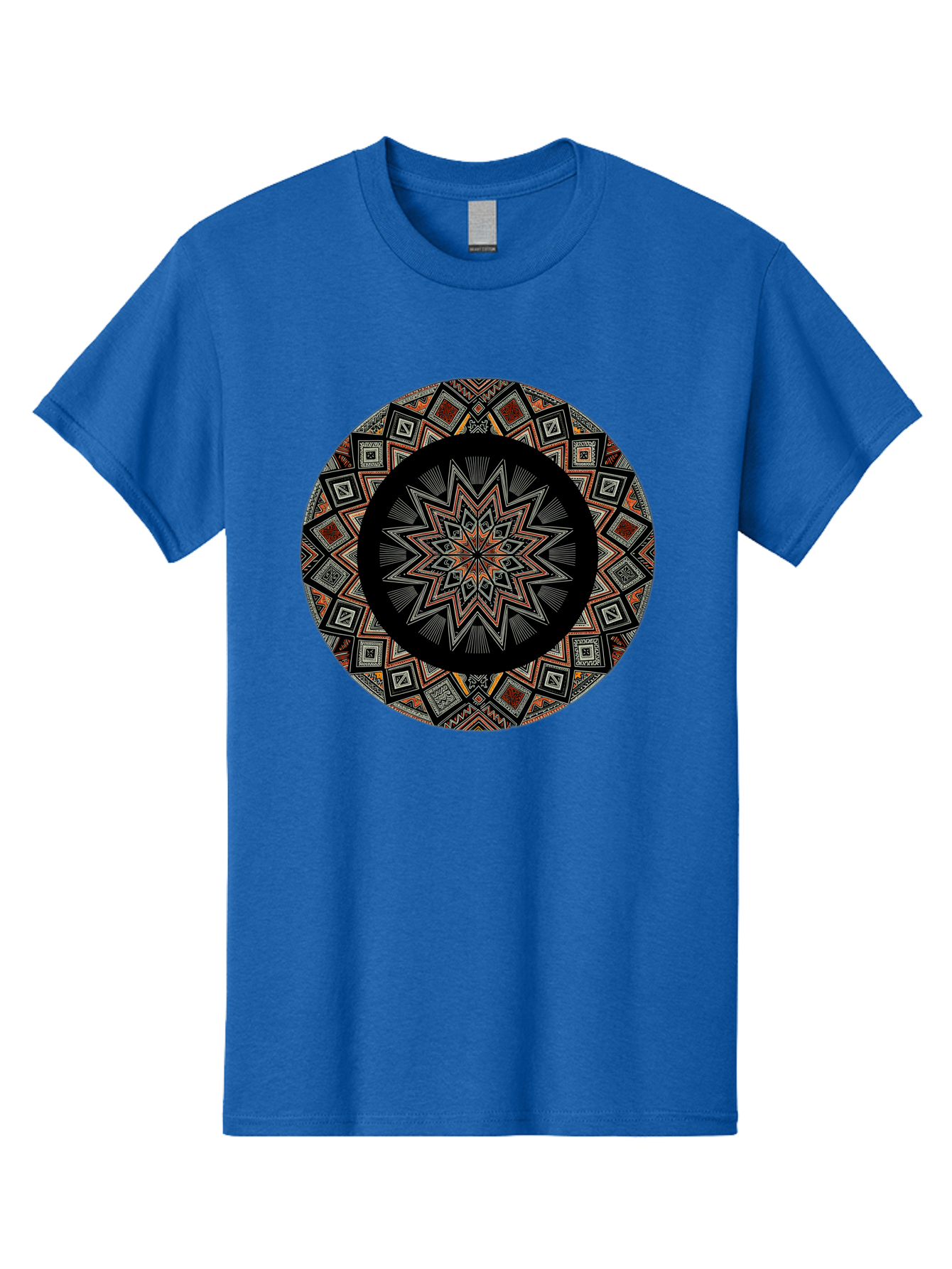 Geometric-Mandala Men'S Graphic Tee, 100% Cotton, Comfortable Casual Summer Wear, Machine Washable, Vintage Camera, Old Camera, Antique Camera, Black Camera, Classic Photography, Photography Equipment, Nostalgic Device, Film Camera, Camera Art Bag518