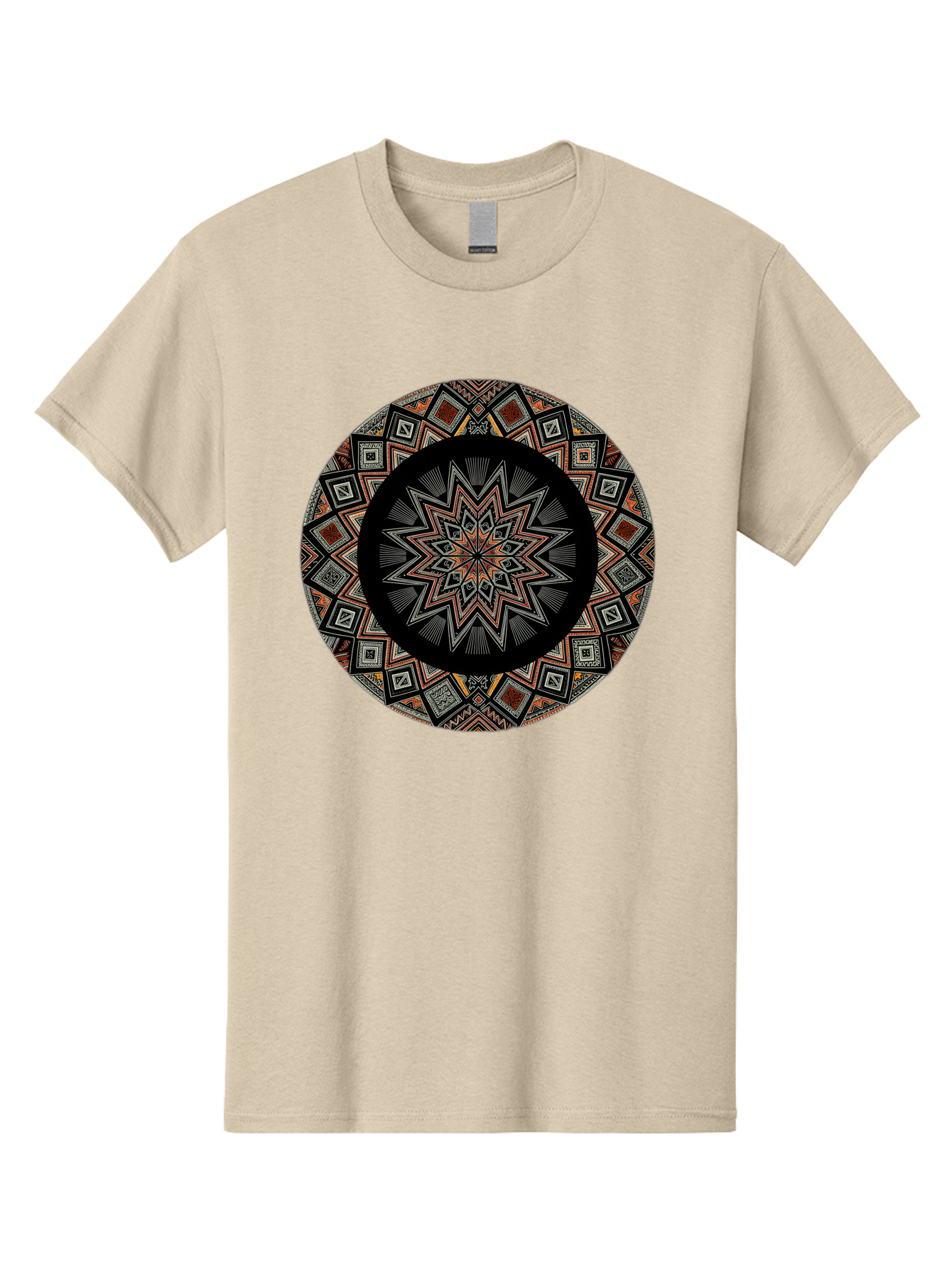 Geometric-Mandala Men'S Graphic Tee, 100% Cotton, Comfortable Casual Summer Wear, Machine Washable, Vintage Camera, Old Camera, Antique Camera, Black Camera, Classic Photography, Photography Equipment, Nostalgic Device, Film Camera, Camera Art Bag518