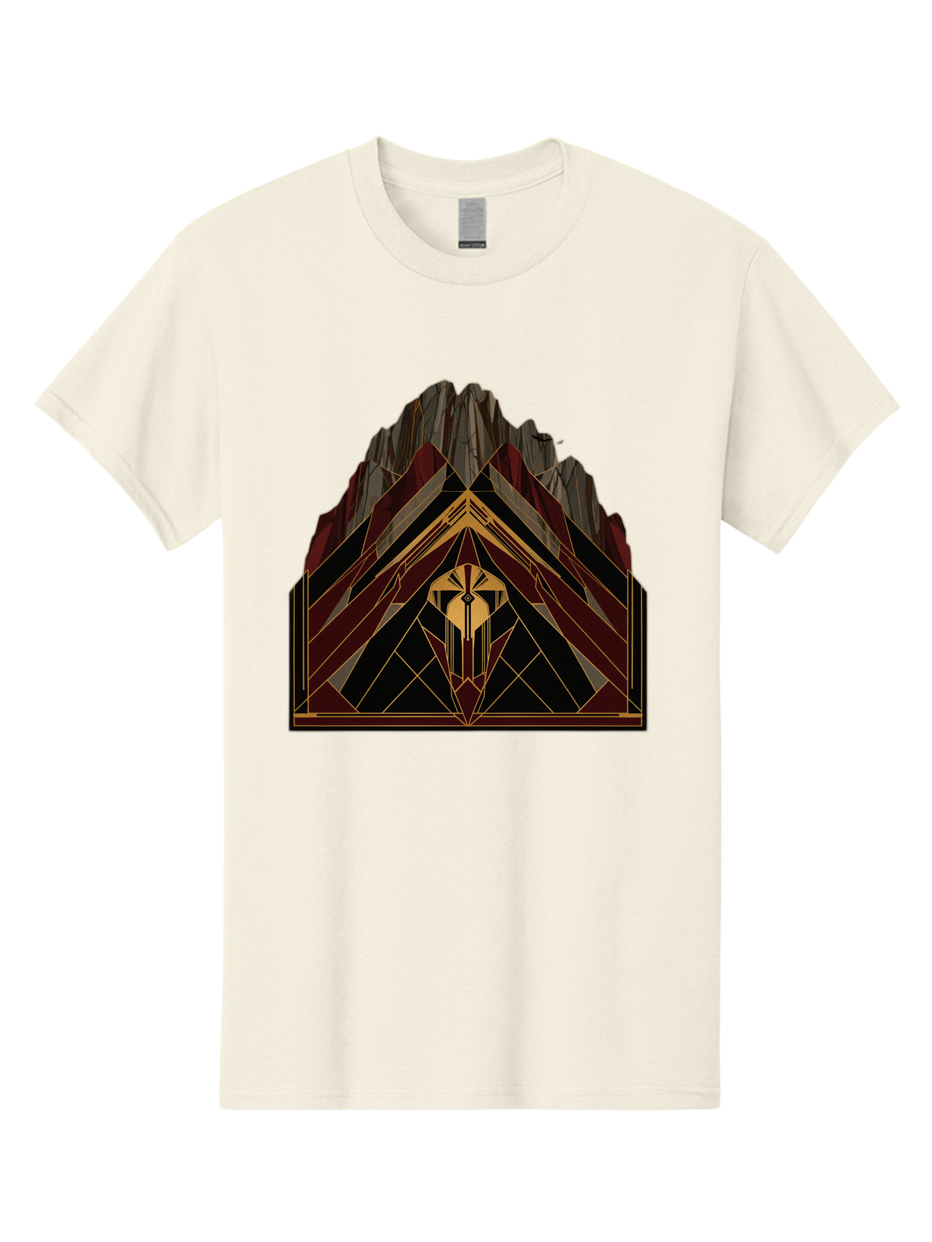 Geometric-Mountain-Design Men'S Graphic Tee, 100% Cotton, Comfortable Casual Summer Wear, Machine Washable, Vintage Camera, Old Camera, Antique Camera, Black Camera, Classic Photography, Photography Equipment, Nostalgic Device, Film Camera, Bag519