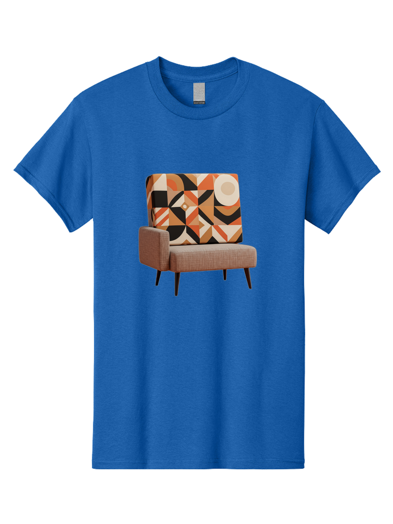 Geometric-Pattern-Chair Men'S Graphic Tee, 100% Cotton, Comfortable Casual Summer Wear, Machine Washable, Vintage Camera, Old Camera, Antique Camera, Black Camera, Classic Photography, Photography Equipment, Nostalgic Device, Film Camera, Bag520