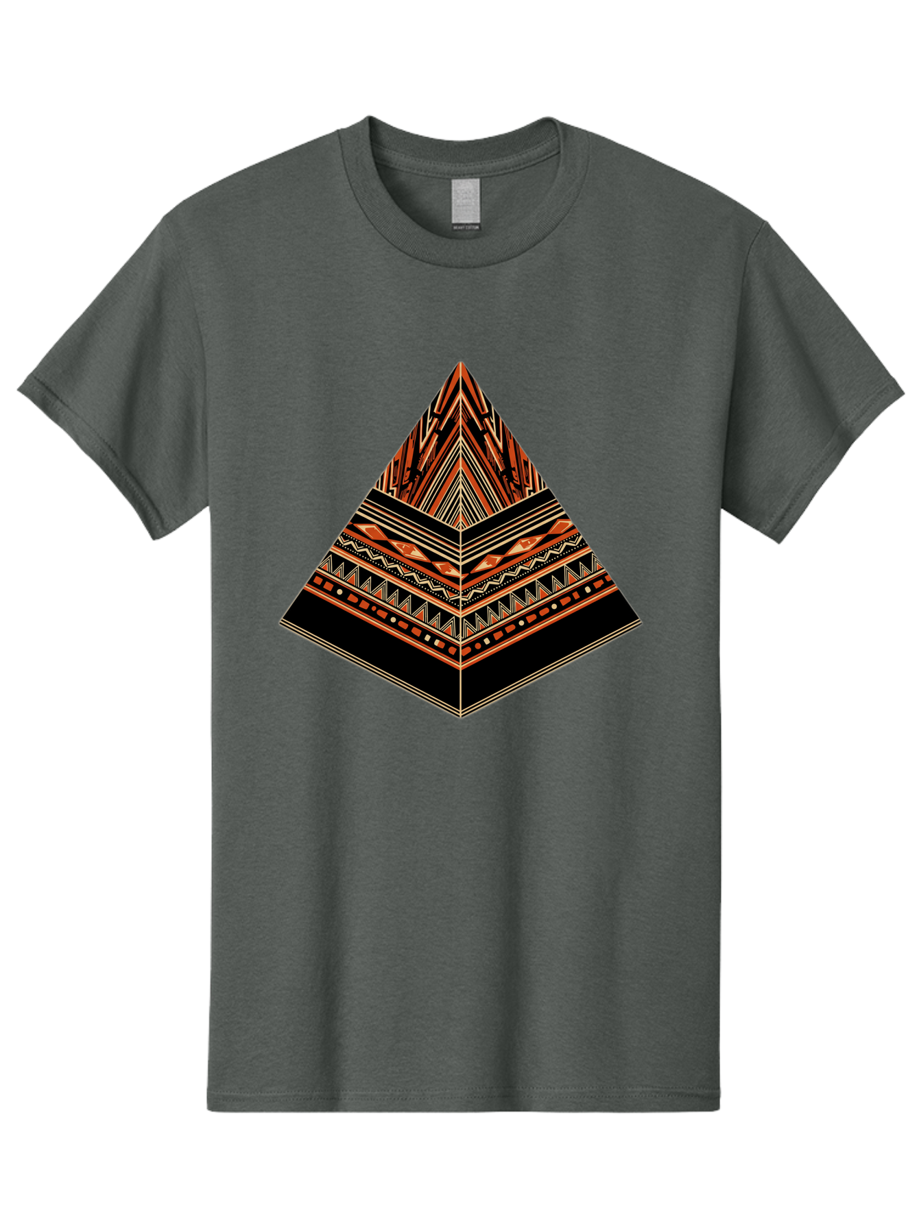 Geometric-Pyramid Men'S Graphic Tee, 100% Cotton, Comfortable Casual Summer Wear, Machine Washable, Vintage Camera, Old Camera, Antique Camera, Black Camera, Classic Photography, Photography Equipment, Nostalgic Device, Film Camera, Camera Art Bag521
