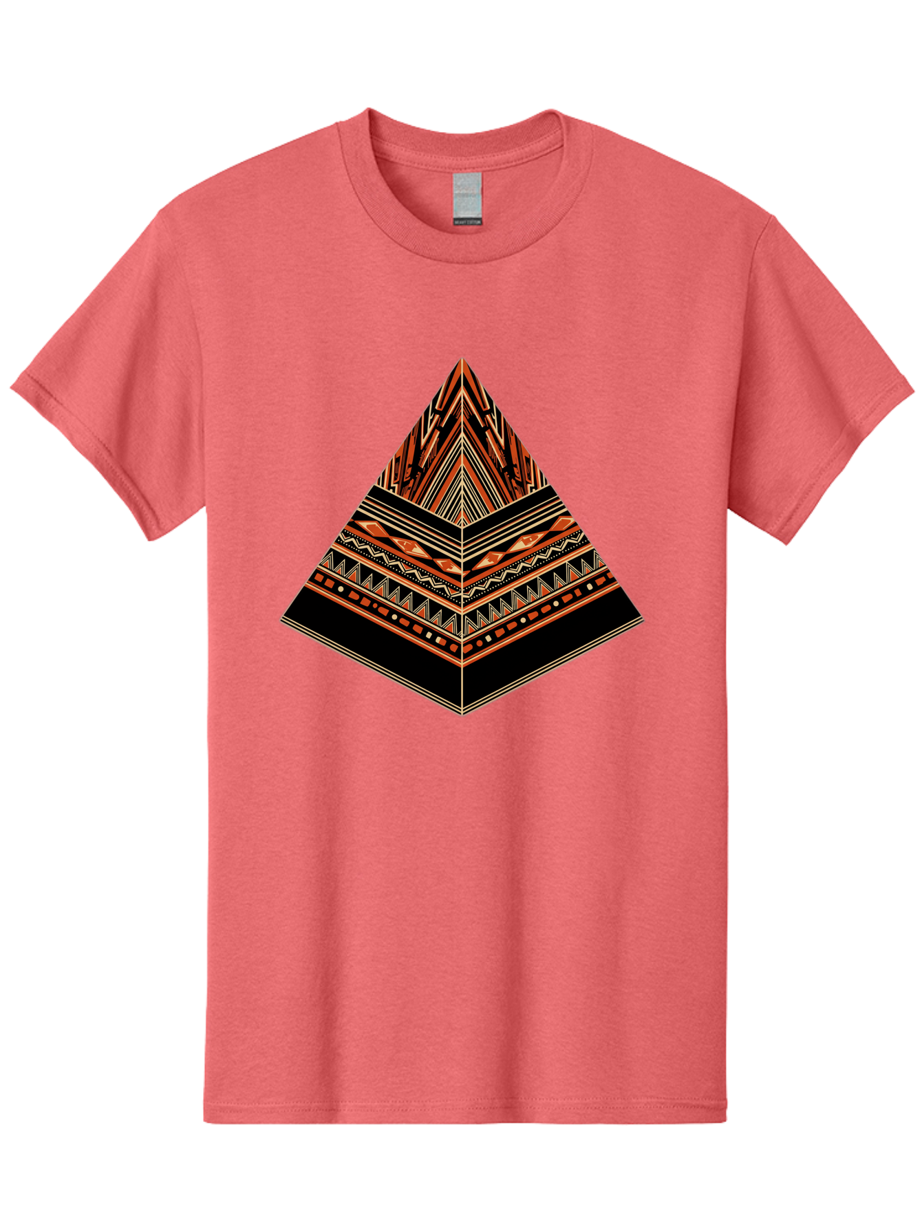 Geometric-Pyramid Men'S Graphic Tee, 100% Cotton, Comfortable Casual Summer Wear, Machine Washable, Vintage Camera, Old Camera, Antique Camera, Black Camera, Classic Photography, Photography Equipment, Nostalgic Device, Film Camera, Camera Art Bag521