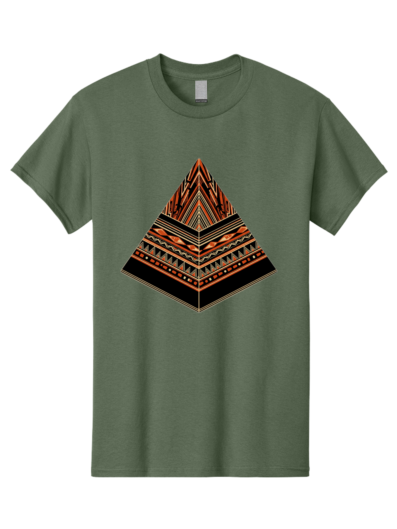 Geometric-Pyramid Men'S Graphic Tee, 100% Cotton, Comfortable Casual Summer Wear, Machine Washable, Vintage Camera, Old Camera, Antique Camera, Black Camera, Classic Photography, Photography Equipment, Nostalgic Device, Film Camera, Camera Art Bag521