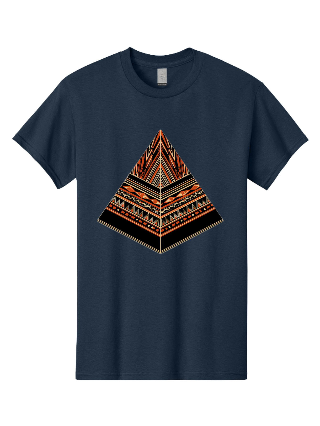 Geometric-Pyramid Men'S Graphic Tee, 100% Cotton, Comfortable Casual Summer Wear, Machine Washable, Vintage Camera, Old Camera, Antique Camera, Black Camera, Classic Photography, Photography Equipment, Nostalgic Device, Film Camera, Camera Art Bag521