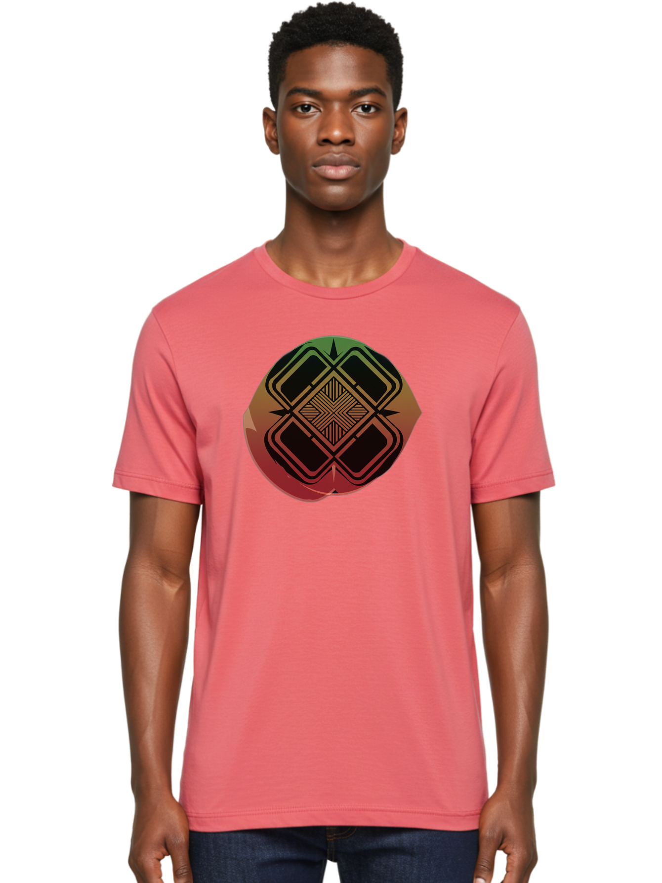 Geometric-Shape-Logo Men'S Graphic Tee, 100% Cotton, Comfortable Casual Summer Wear, Machine Washable, Vintage Camera, Old Camera, Antique Camera, Black Camera, Classic Photography, Photography Equipment, Nostalgic Device, Film Camera, Bag522