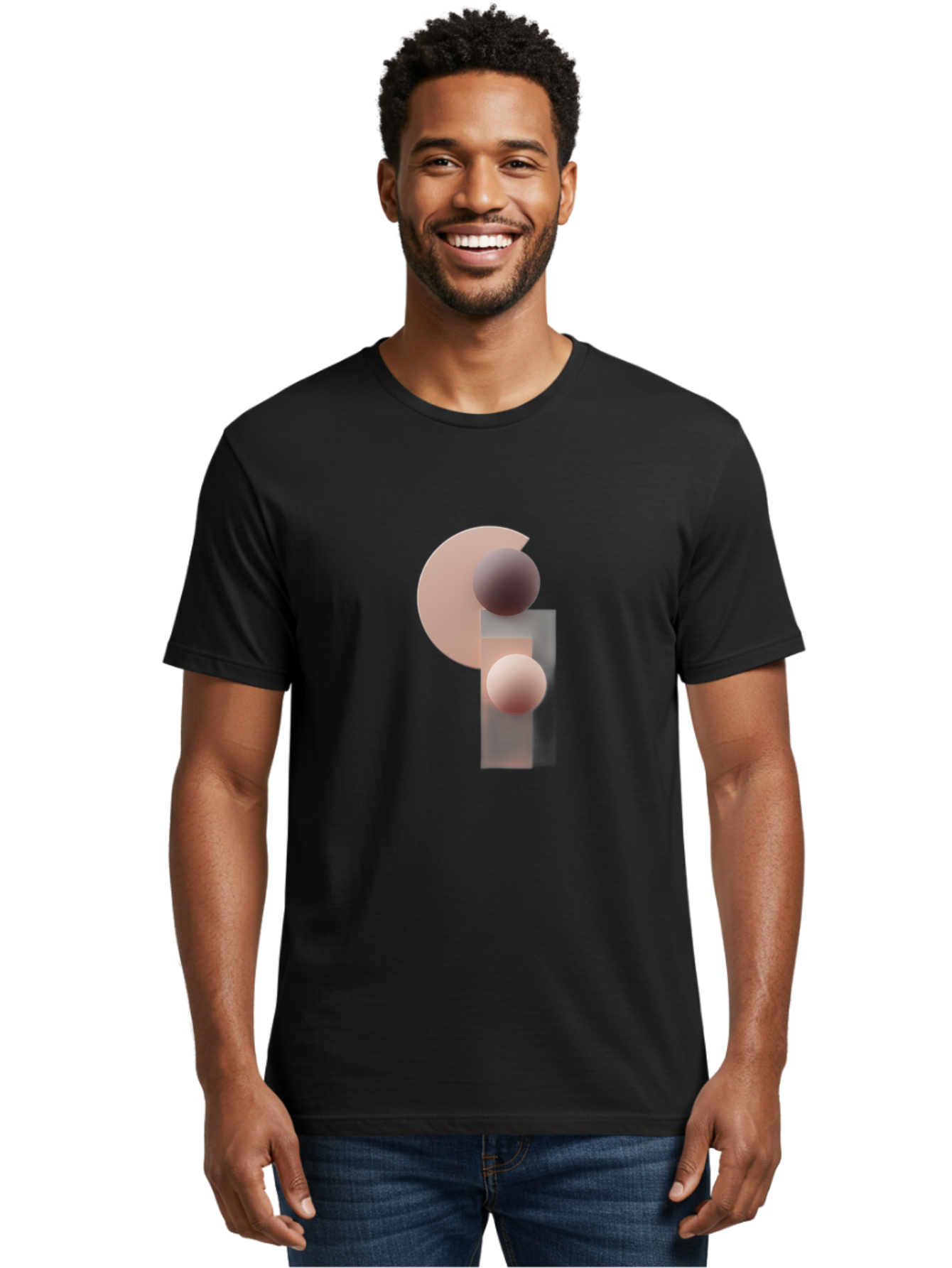Geometric-Shapes Men'S Graphic Tee, 100% Cotton, Comfortable Casual Summer Wear, Machine Washable, Vintage Camera, Old Camera, Antique Camera, Black Camera, Classic Photography, Photography Equipment, Nostalgic Device, Film Camera, Camera Art Bag523
