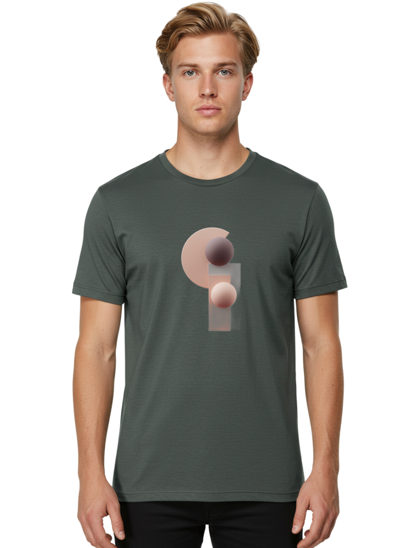Geometric-Shapes Men'S Graphic Tee, 100% Cotton, Comfortable Casual Summer Wear, Machine Washable, Vintage Camera, Old Camera, Antique Camera, Black Camera, Classic Photography, Photography Equipment, Nostalgic Device, Film Camera, Camera Art Bag523