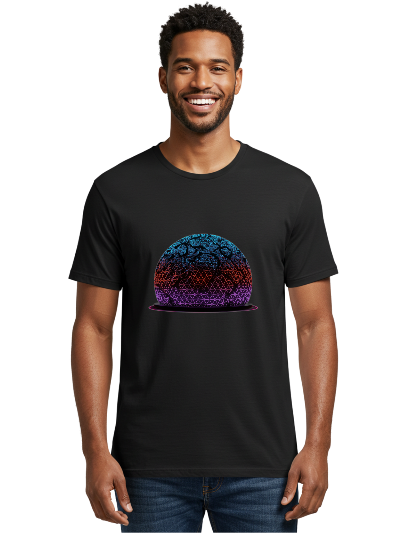 Geometric-Sphere Men'S Graphic Tee, 100% Cotton, Comfortable Casual Summer Wear, Machine Washable, Vintage Camera, Old Camera, Antique Camera, Black Camera, Classic Photography, Photography Equipment, Nostalgic Device, Film Camera, Camera Art Bag524