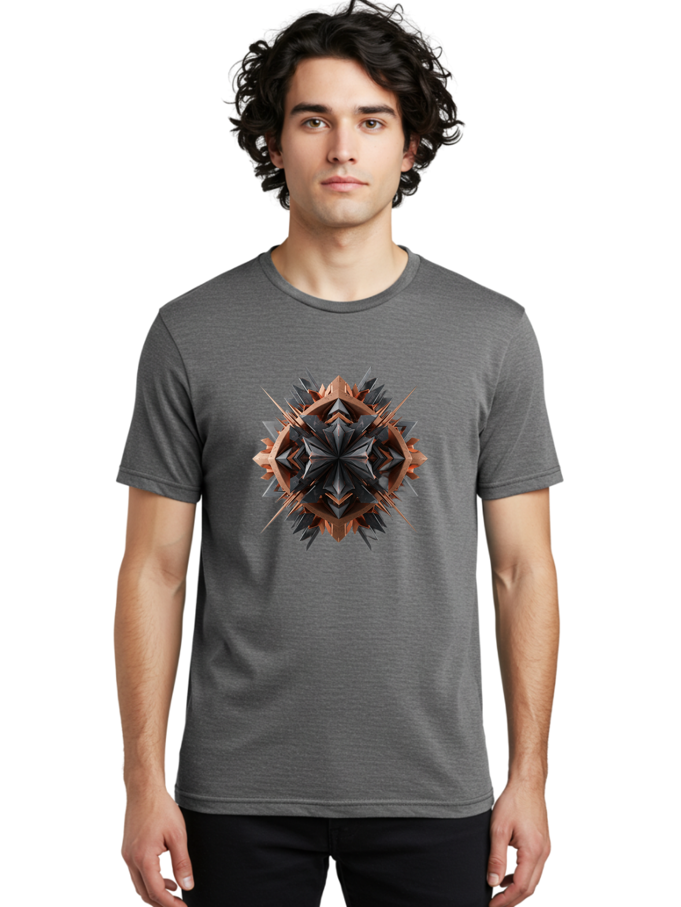 Geometric-Star-1 Men'S Graphic Tee, 100% Cotton, Comfortable Casual Summer Wear, Machine Washable, Vintage Camera, Old Camera, Antique Camera, Black Camera, Classic Photography, Photography Equipment, Nostalgic Device, Film Camera, Camera Art Bag525