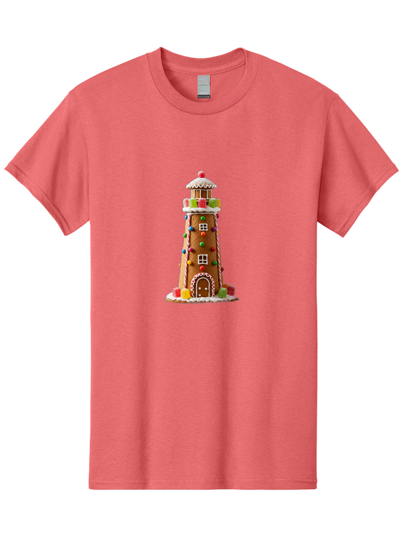 Gingerbread-Lighthouse Men'S Graphic Tee, 100% Cotton, Comfortable Casual Summer Wear, Machine Washable, Vintage Camera, Old Camera, Antique Camera, Black Camera, Classic Photography, Photography Equipment, Nostalgic Device, Film Camera, Bag528