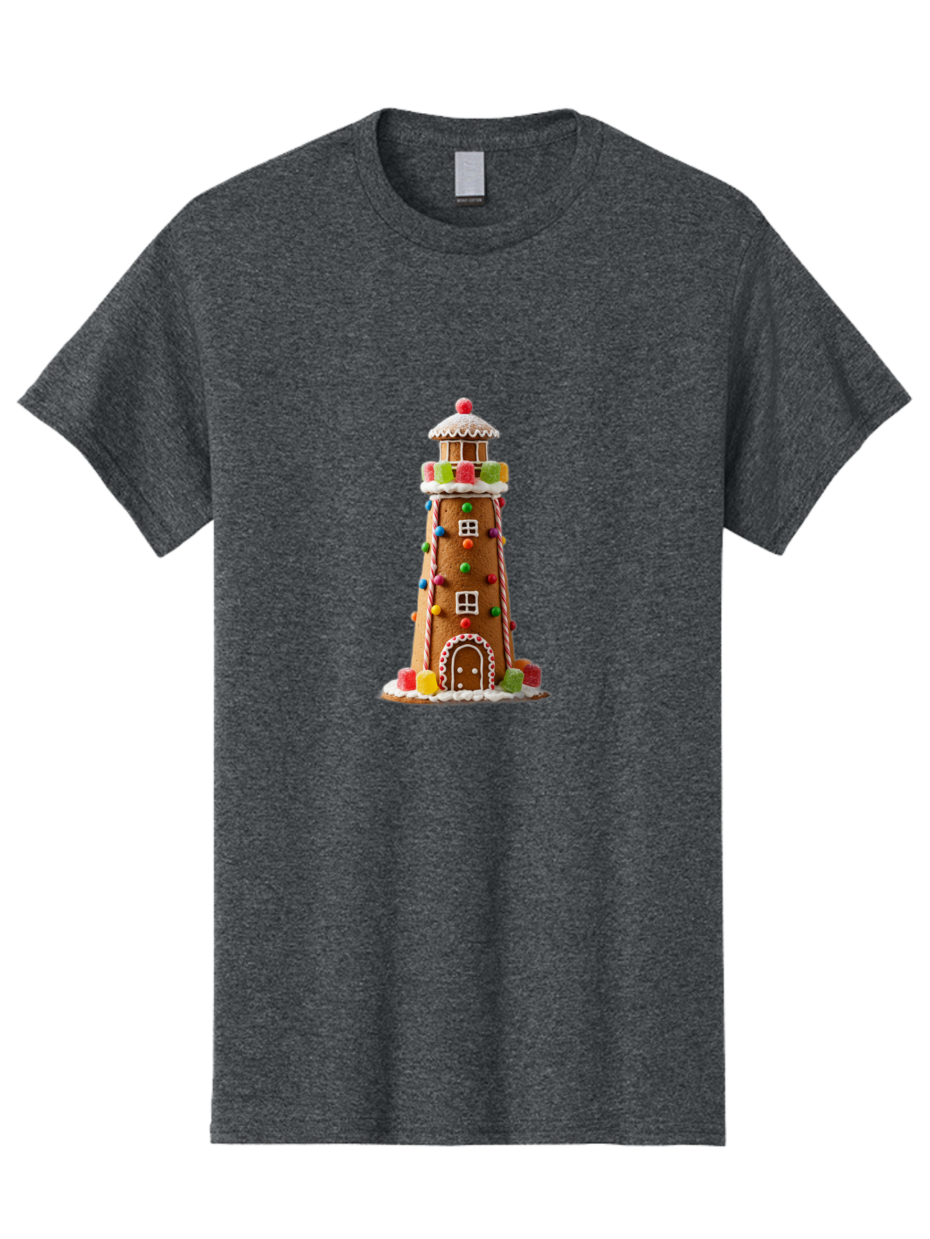 Gingerbread-Lighthouse Men'S Graphic Tee, 100% Cotton, Comfortable Casual Summer Wear, Machine Washable, Vintage Camera, Old Camera, Antique Camera, Black Camera, Classic Photography, Photography Equipment, Nostalgic Device, Film Camera, Bag528