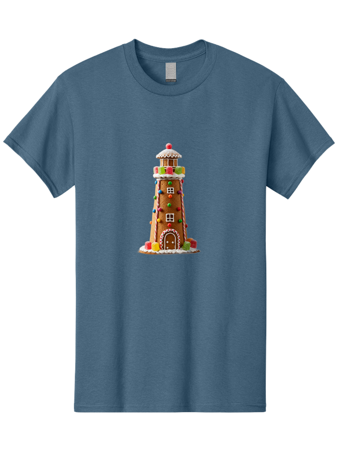 Gingerbread-Lighthouse Men'S Graphic Tee, 100% Cotton, Comfortable Casual Summer Wear, Machine Washable, Vintage Camera, Old Camera, Antique Camera, Black Camera, Classic Photography, Photography Equipment, Nostalgic Device, Film Camera, Bag528