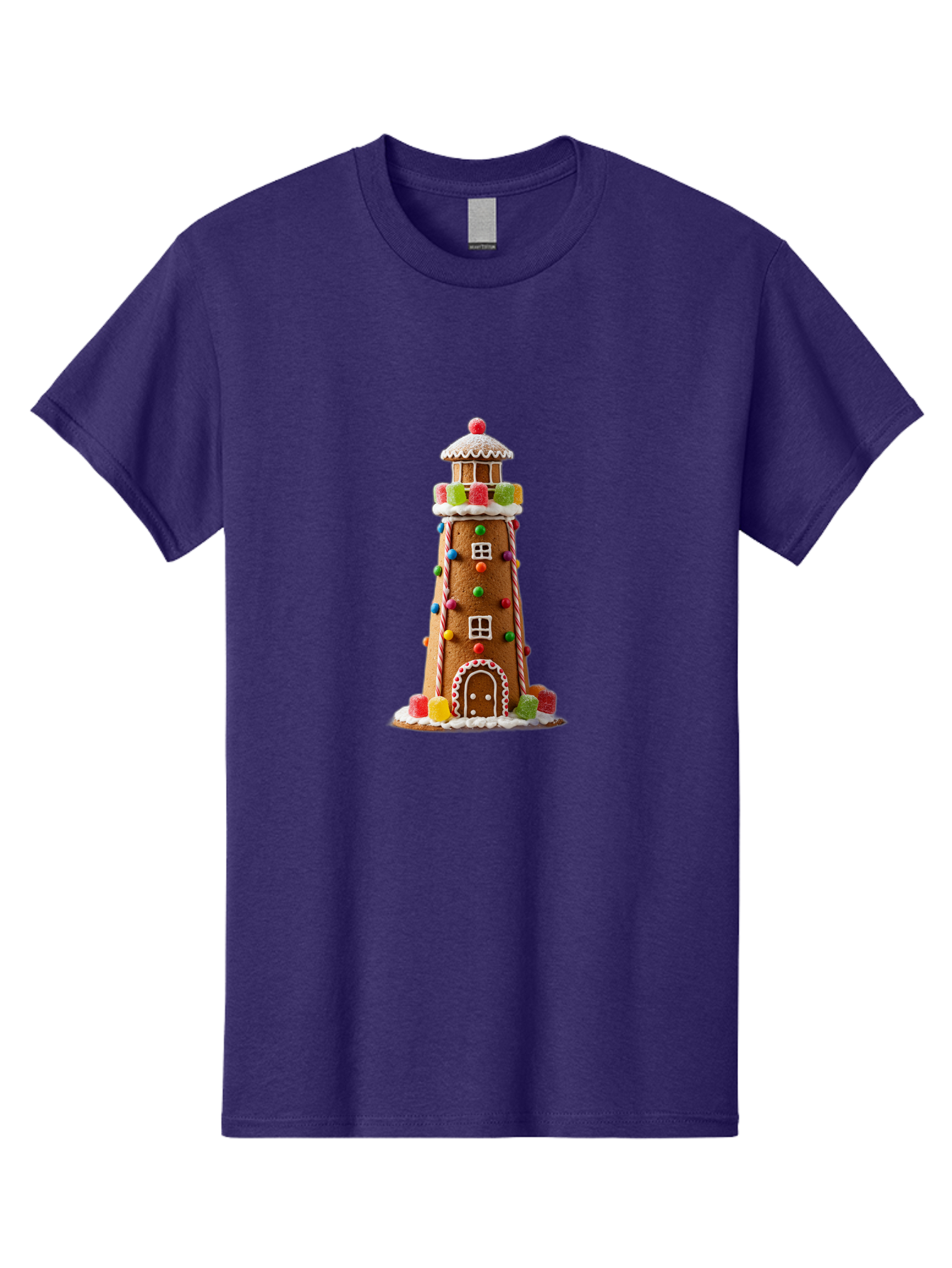 Gingerbread-Lighthouse Men'S Graphic Tee, 100% Cotton, Comfortable Casual Summer Wear, Machine Washable, Vintage Camera, Old Camera, Antique Camera, Black Camera, Classic Photography, Photography Equipment, Nostalgic Device, Film Camera, Bag528