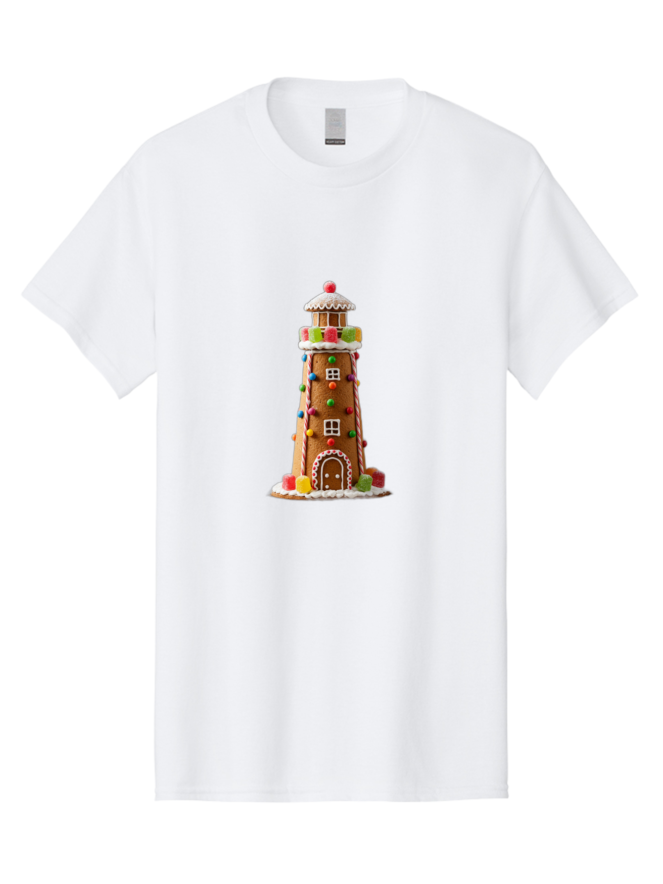 Gingerbread-Lighthouse Men'S Graphic Tee, 100% Cotton, Comfortable Casual Summer Wear, Machine Washable, Vintage Camera, Old Camera, Antique Camera, Black Camera, Classic Photography, Photography Equipment, Nostalgic Device, Film Camera, Bag528