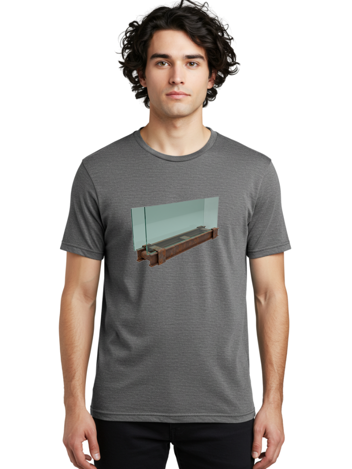Glass-Panels-On-Metal-Base Men'S Graphic Tee, 100% Cotton, Comfortable Casual Summer Wear, Machine Washable, Vintage Camera, Old Camera, Antique Camera, Black Camera, Classic Photography, Photography Equipment, Nostalgic Device, Film Camera, Bag531