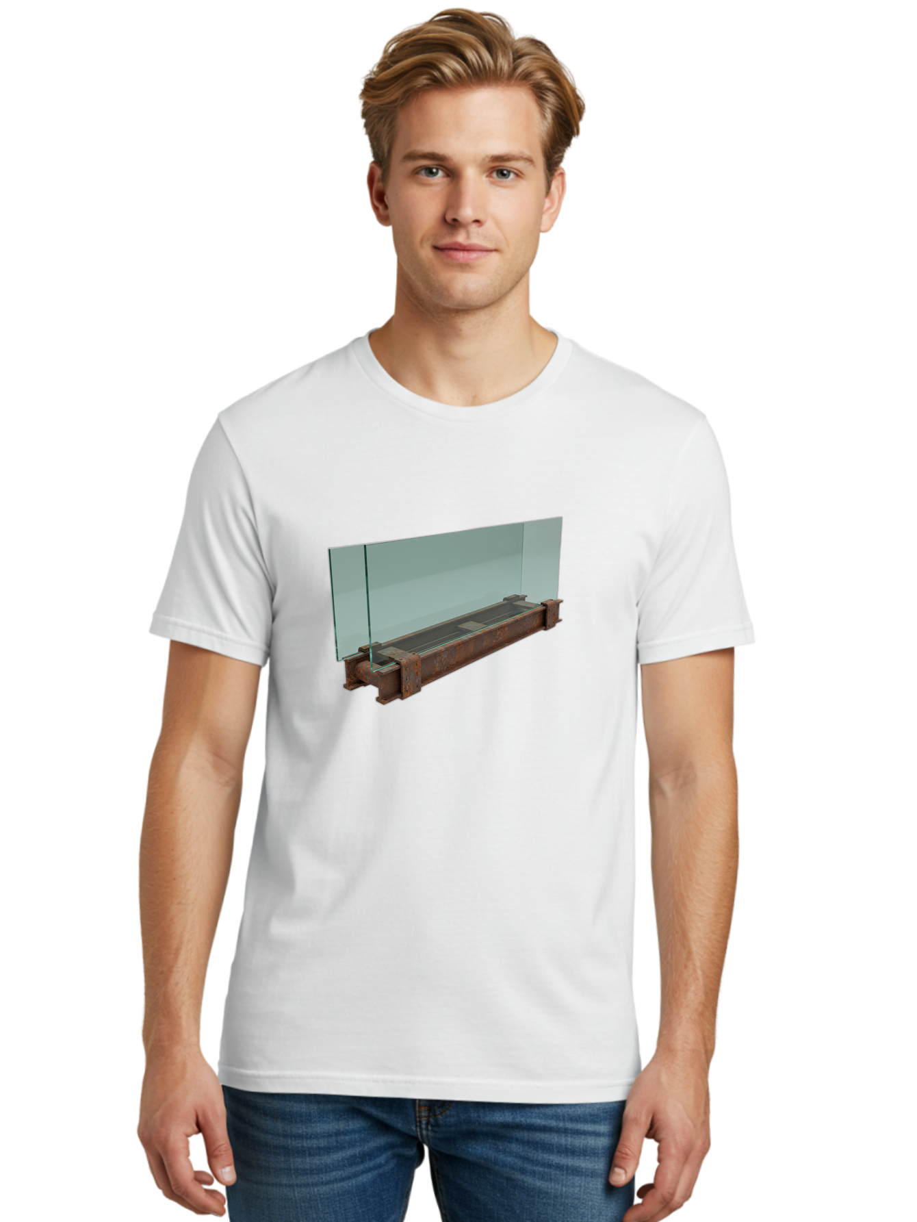 Glass-Panels-On-Metal-Base Men'S Graphic Tee, 100% Cotton, Comfortable Casual Summer Wear, Machine Washable, Vintage Camera, Old Camera, Antique Camera, Black Camera, Classic Photography, Photography Equipment, Nostalgic Device, Film Camera, Bag531