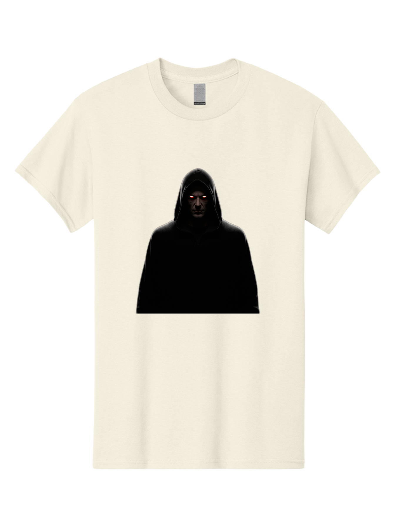 Glowing-Eyes-Hooded-Figure Men'S Graphic Tee, 100% Cotton, Comfortable Casual Summer Wear, Machine Washable, Vintage Camera, Old Camera, Antique Camera, Black Camera, Classic Photography, Photography Equipment, Nostalgic Device, Film Camera, Bag535