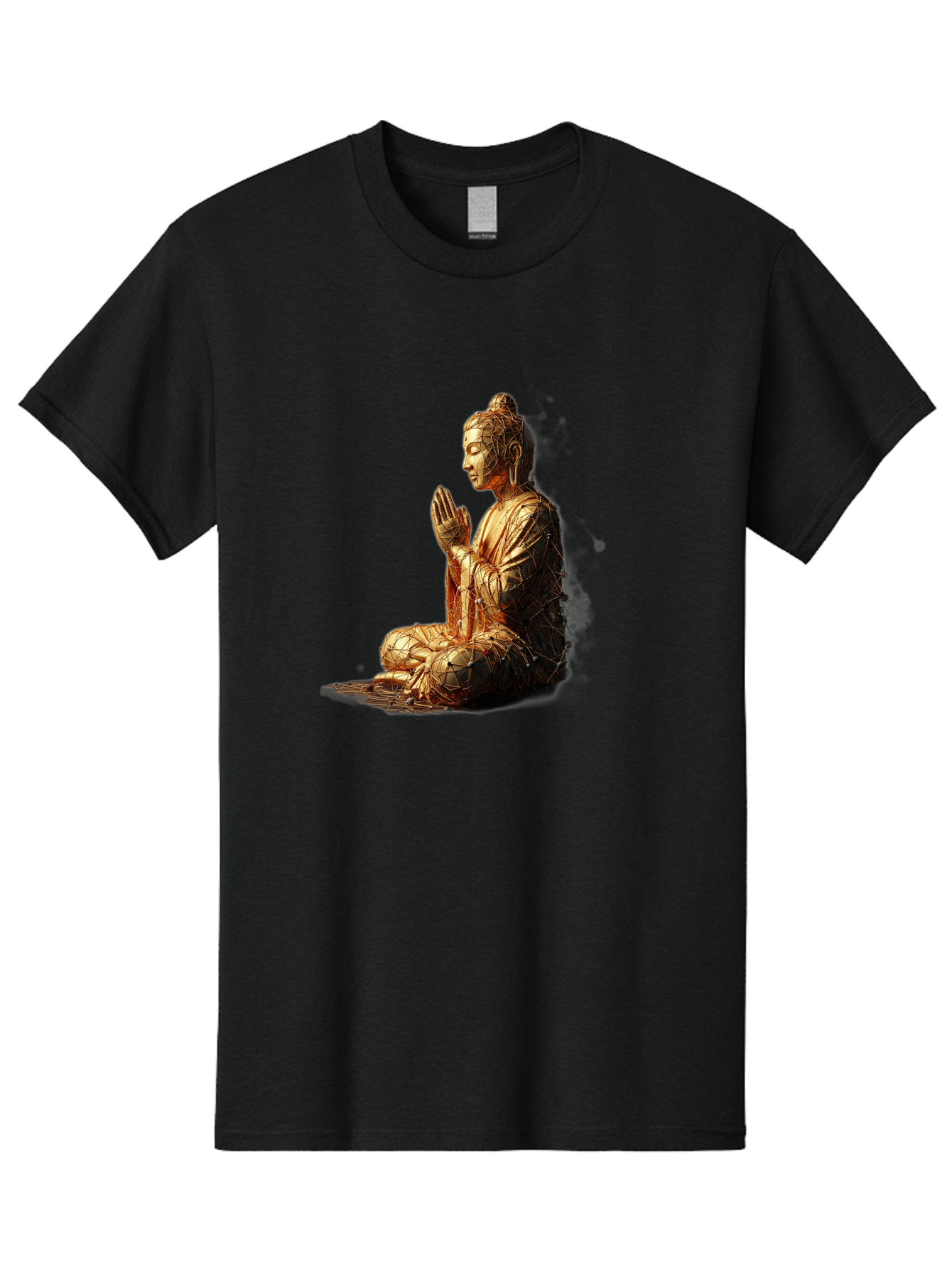 Golden-Buddha-Statue Men'S Graphic Tee, 100% Cotton, Comfortable Casual Summer Wear, Machine Washable, Vintage Camera, Old Camera, Antique Camera, Black Camera, Classic Photography, Photography Equipment, Nostalgic Device, Film Camera, Bag545