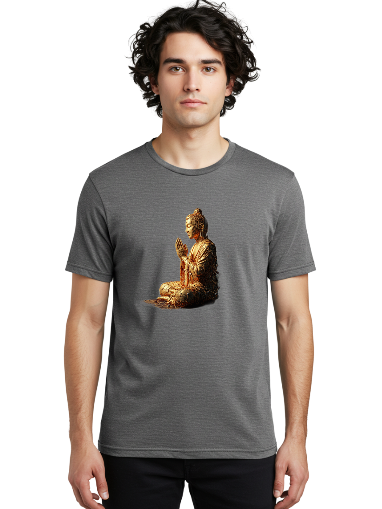 Golden-Buddha-Statue Men'S Graphic Tee, 100% Cotton, Comfortable Casual Summer Wear, Machine Washable, Vintage Camera, Old Camera, Antique Camera, Black Camera, Classic Photography, Photography Equipment, Nostalgic Device, Film Camera, Bag545