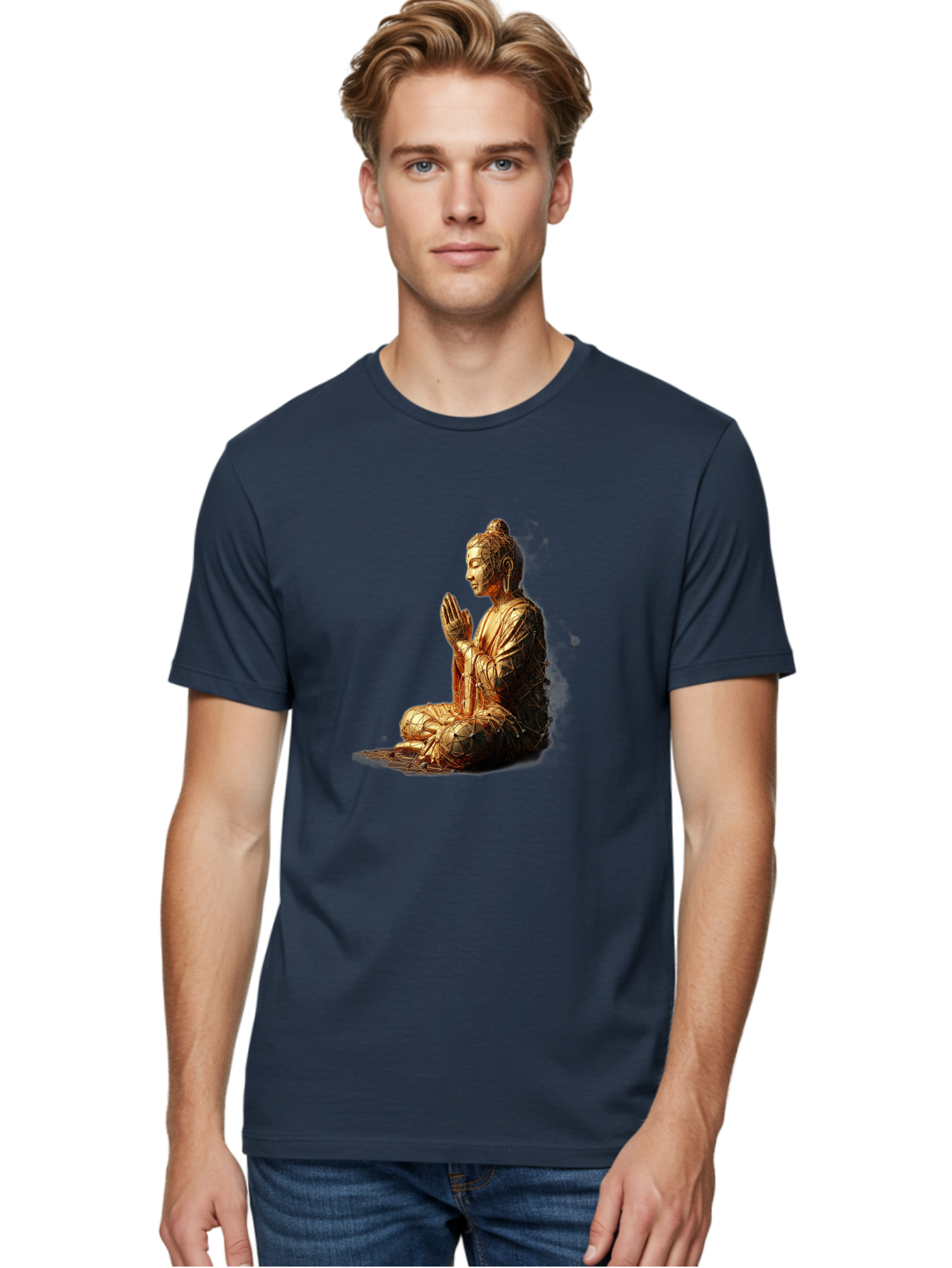 Golden-Buddha-Statue Men'S Graphic Tee, 100% Cotton, Comfortable Casual Summer Wear, Machine Washable, Vintage Camera, Old Camera, Antique Camera, Black Camera, Classic Photography, Photography Equipment, Nostalgic Device, Film Camera, Bag545