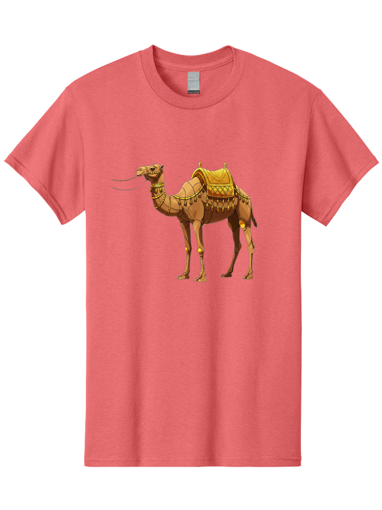 Golden-Camel-1 Men'S Graphic Tee, 100% Cotton, Comfortable Casual Summer Wear, Machine Washable, Vintage Camera, Old Camera, Antique Camera, Black Camera, Classic Photography, Photography Equipment, Nostalgic Device, Film Camera, Camera Art Bag546