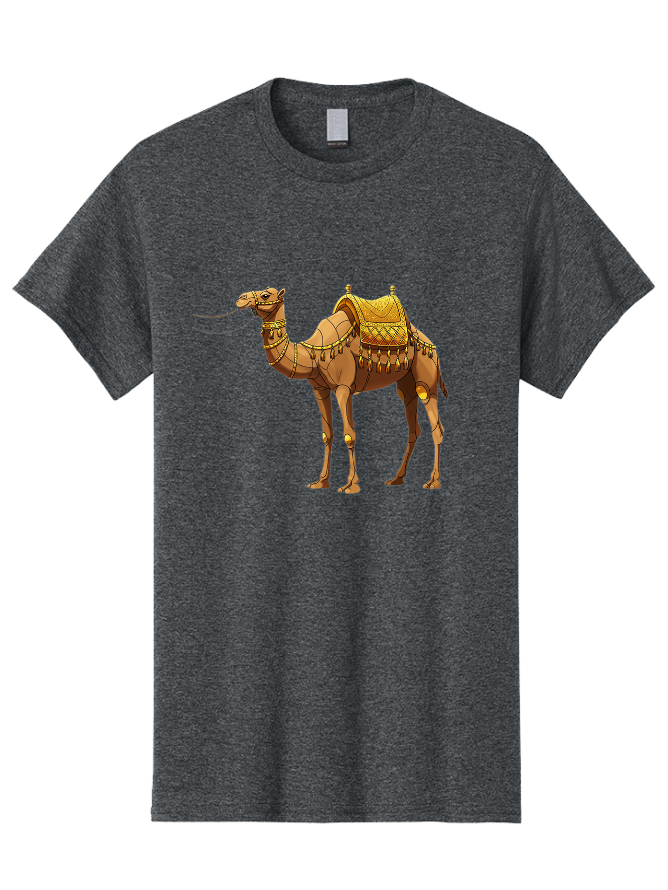 Golden-Camel-1 Men'S Graphic Tee, 100% Cotton, Comfortable Casual Summer Wear, Machine Washable, Vintage Camera, Old Camera, Antique Camera, Black Camera, Classic Photography, Photography Equipment, Nostalgic Device, Film Camera, Camera Art Bag546